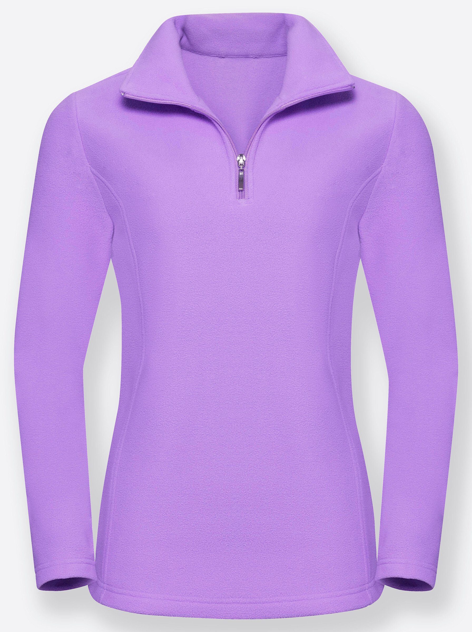 Sieh an! Fleeceshirt Fleece-Shirt Langarm Länge ca. 66 cm – Bild 3 von 3