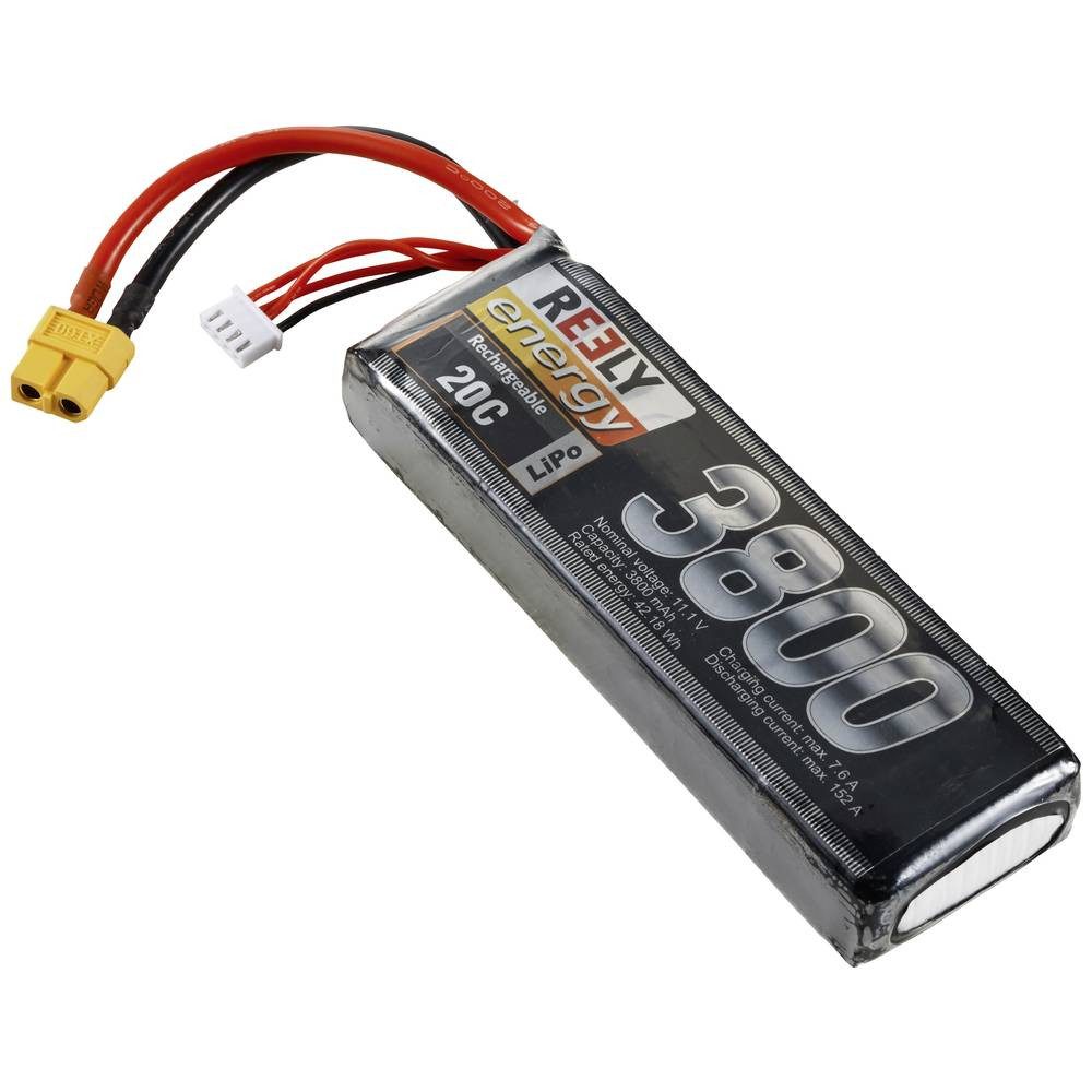 Modellbau-Akkupack (LiPo) 11.1 V 3800 mAh Zellen-Zahl: 3 20 RE-7845963 Akku