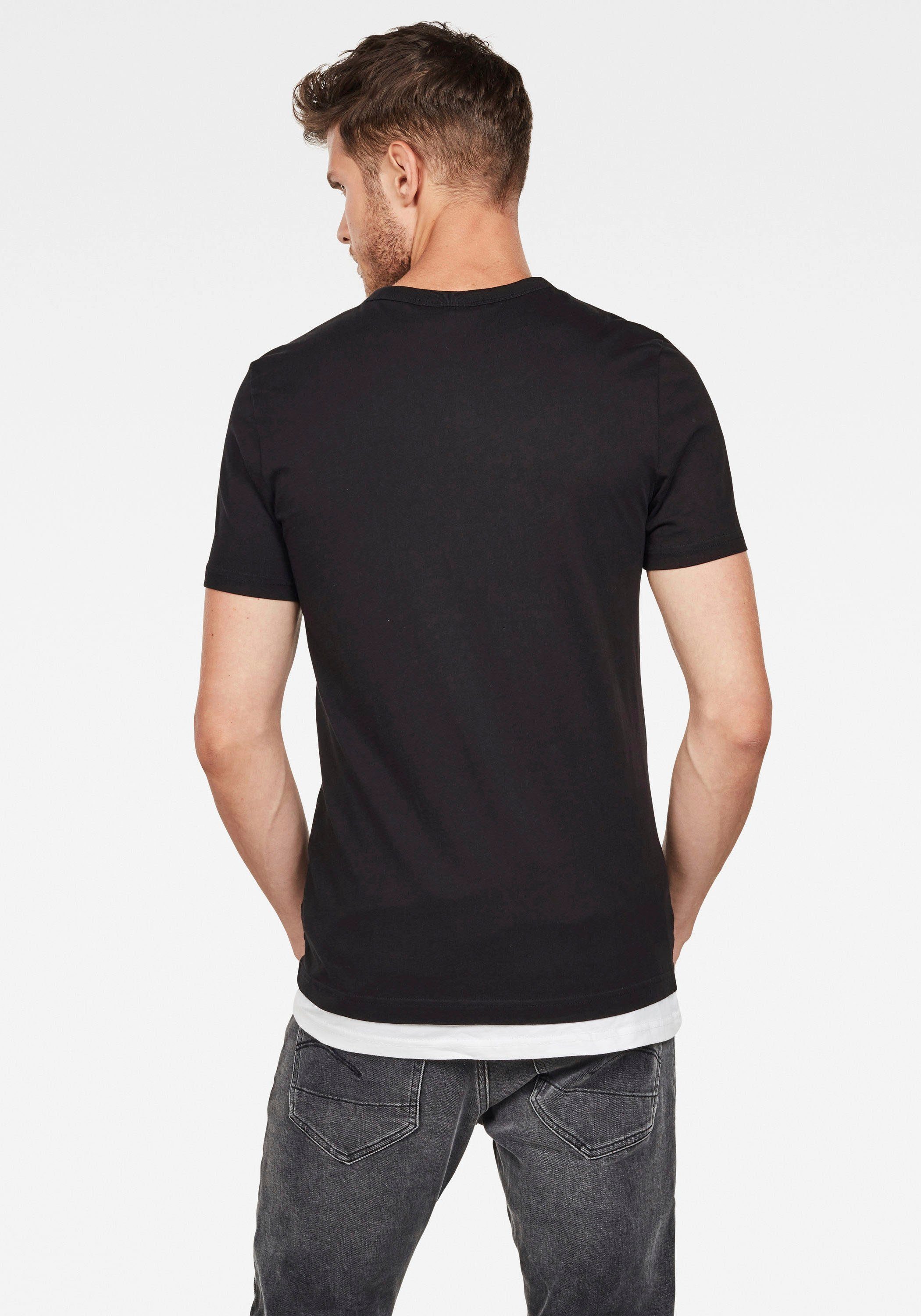 G-Star RAW Rundhalsshirt Graphic 4 black dk