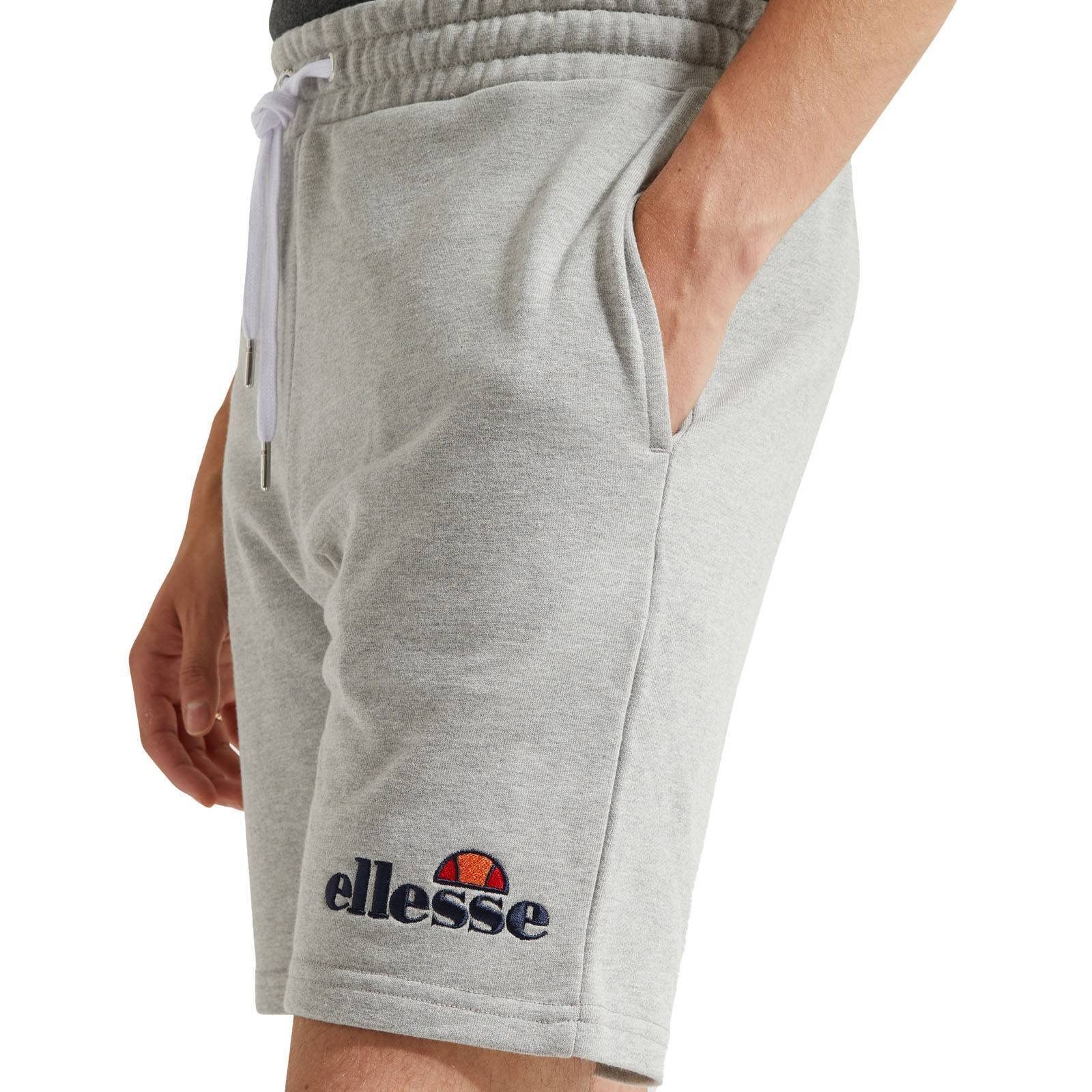 Jog-Pants Herren Grau Shorts Loungewear, Ellesse SILVAN Sweatshorts -
