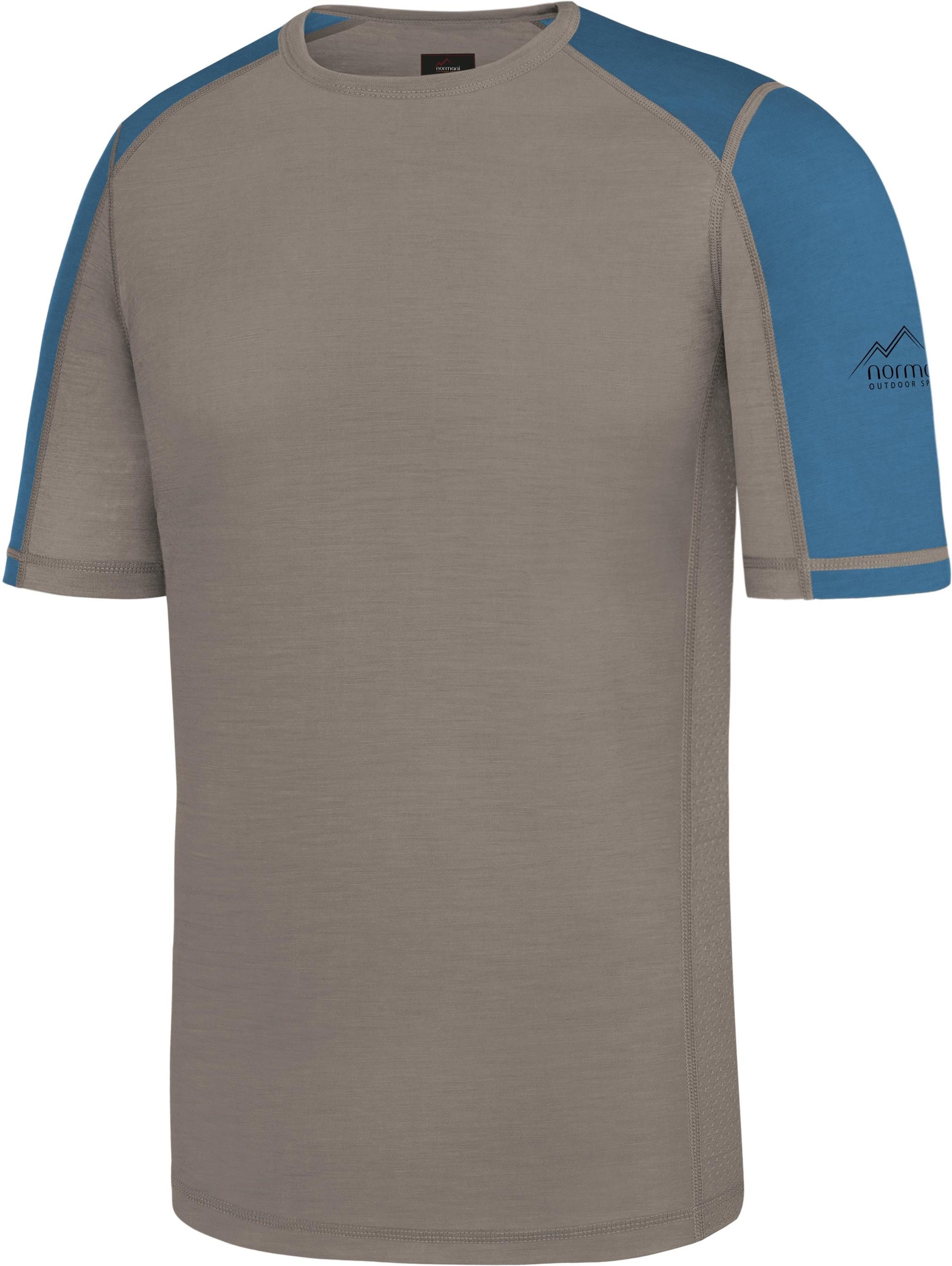 normani Thermounterhemd Herren Merino T-Shirt Busselton Ultraleichtes Sommer Outdoor Halbarmshirt Short Sleeve - Mulesing Frei