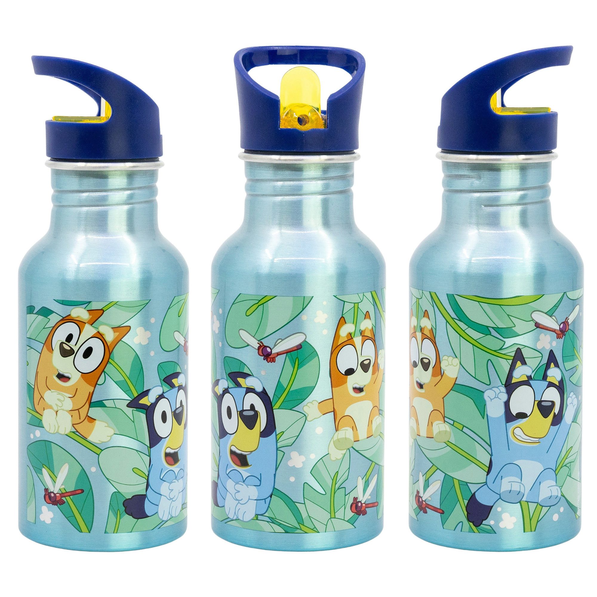 Trinkflasche Bluey Bingo Kinder Aluminium Wasserflasche Flasche 545 ml