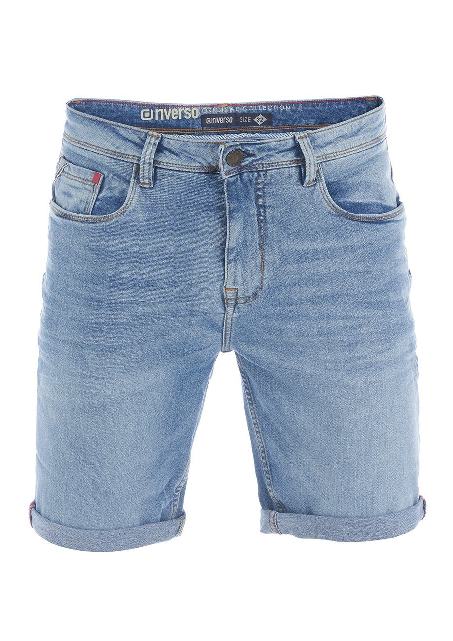 riverso Jeansshorts Herren Shorts RIVUdo Regular Fit Bermudashorts mit Stretch