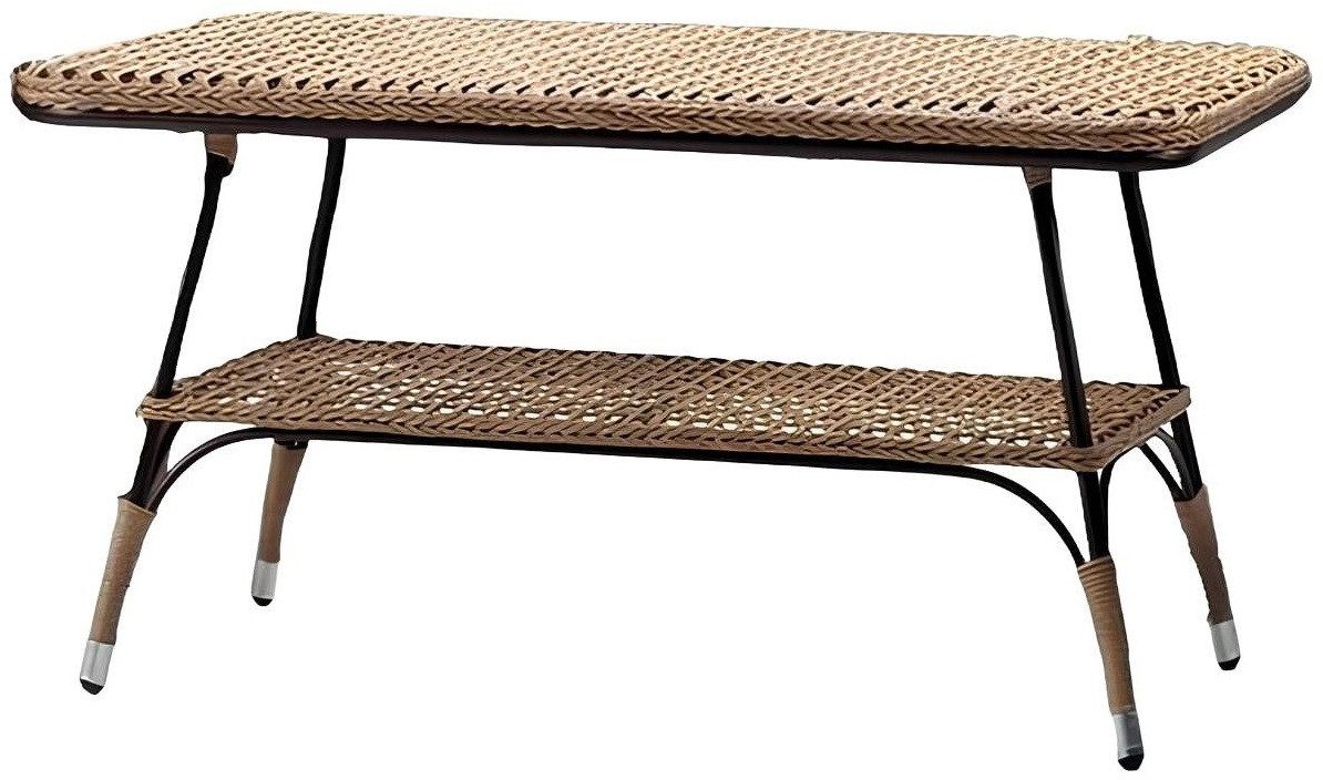 Xlmoebel Gartentisch Luxuriöser brauner Beistelltisch für Garten und Terrasse (Tisch), Hergestellt in Europa