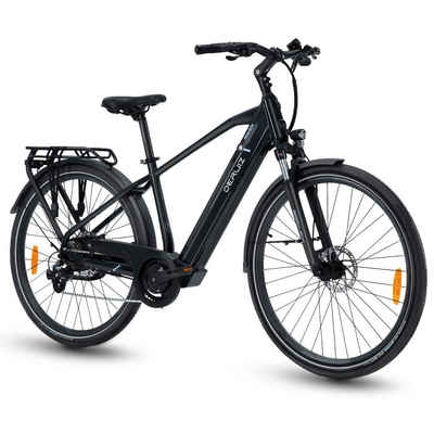 DERUIZ E-Bike Deruiz 28 Zoll Elektrofahrrad, 644 wh Trekking Maximal 120km, 8 Gang SHIMANO SHIMANO ALTUS 11-32T Schaltwerk, Kettenschaltung, Heckmotor 250,00 W, 644Wh Batterien mit großer Kapazität