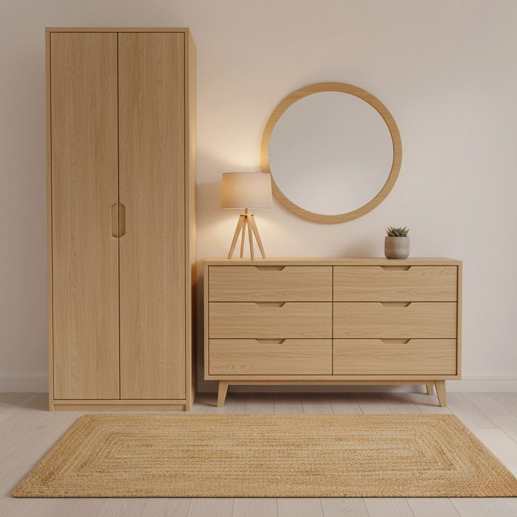 Elegant Floors Teppich Elegant Floors® Rechteckiger Jute Teppich Natur, Han günstig online kaufen