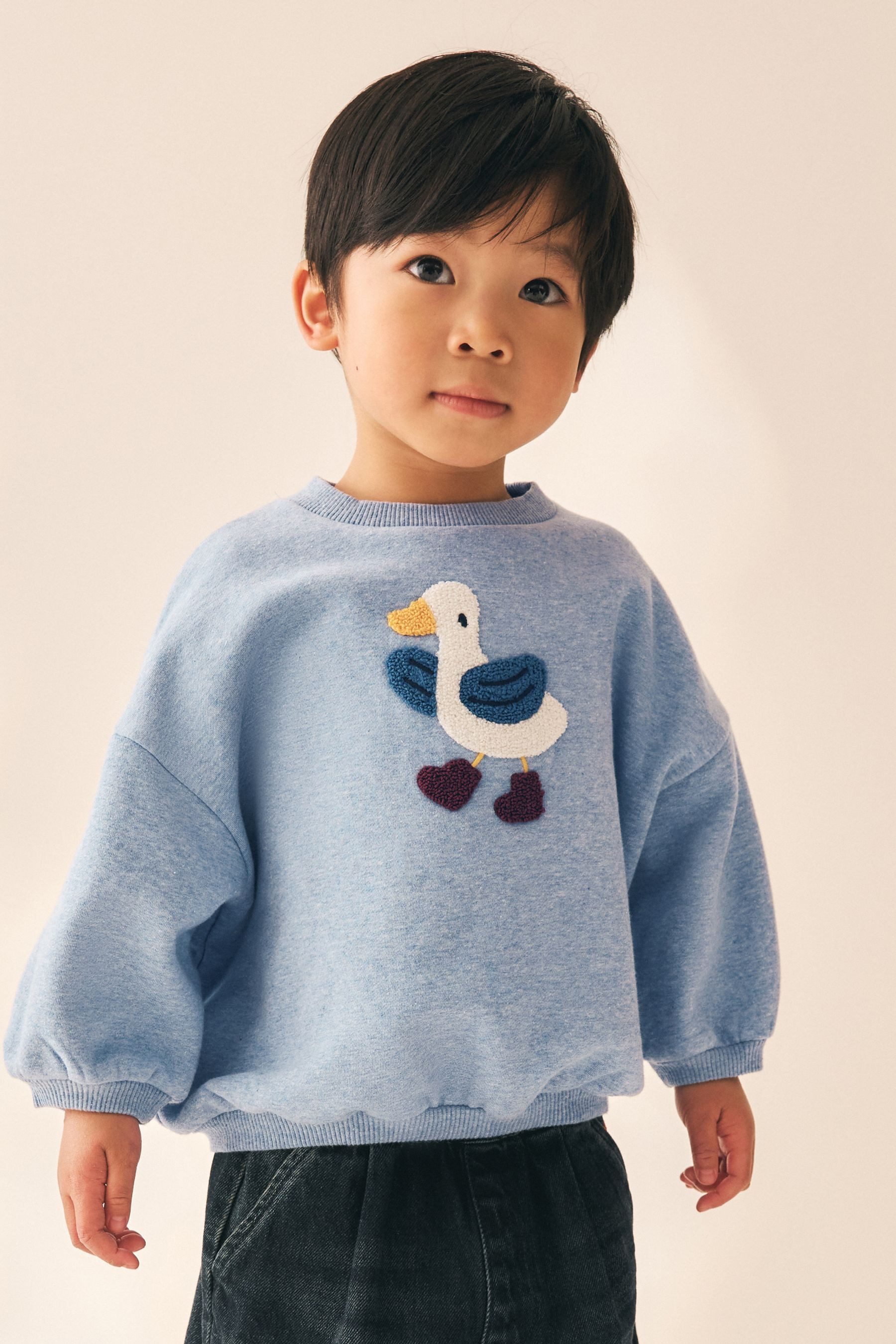 Next Sweater Rundhals-Sweatshirt mit Print (1-tlg)