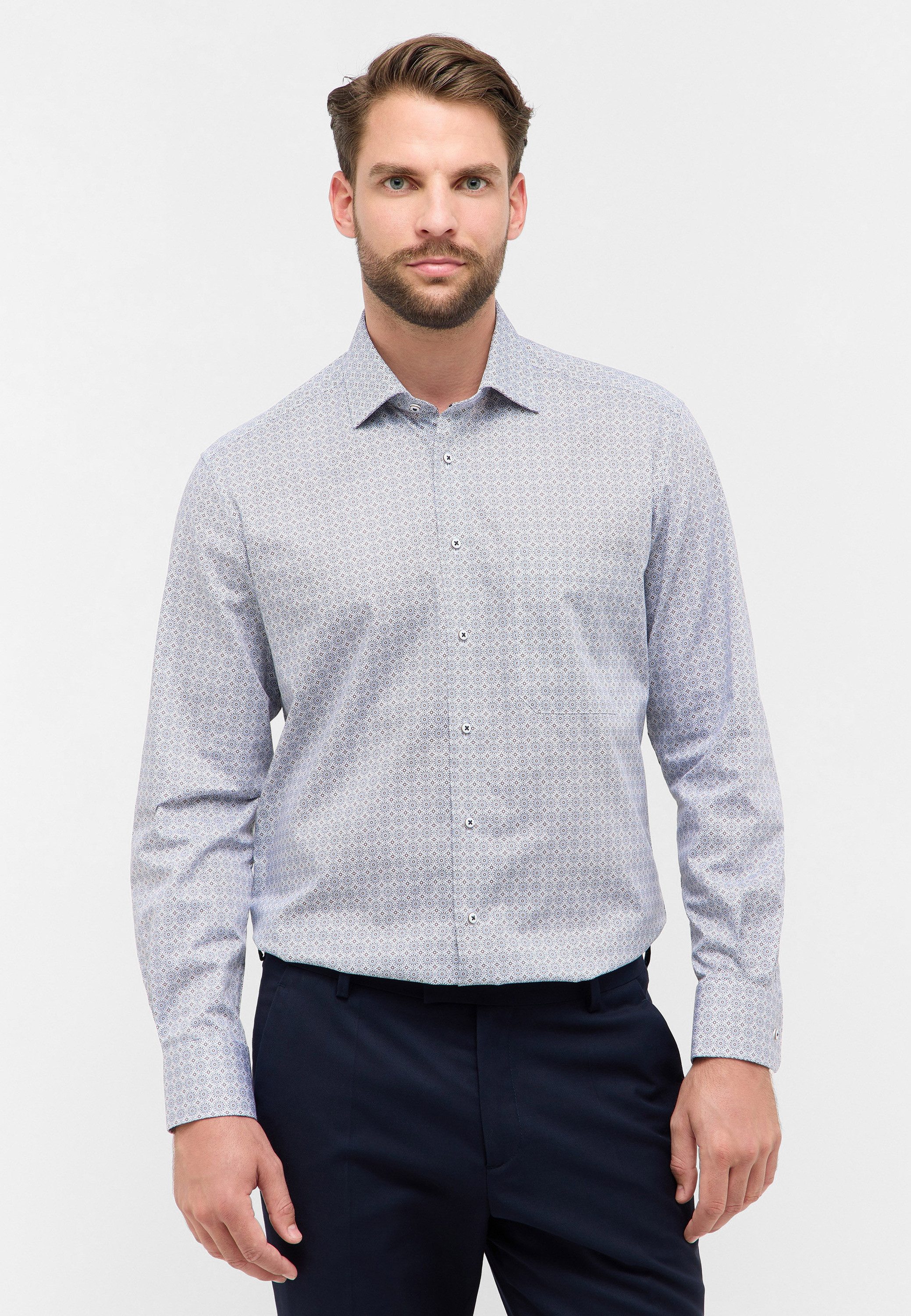 Eterna Langarmhemd COMFORT FIT NON IRON (bügelfrei) günstig online kaufen