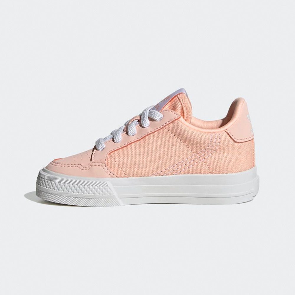 adidas Originals Kleinkinder Continental Vulc EL I - Clear Orange / Ftwr White Sneaker