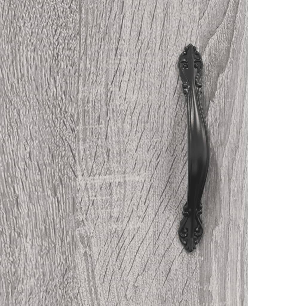vidaXL Fächerschrank Wandschrank Holzwerkstoff (1-St) 60x31x60 Grau Sonoma cm