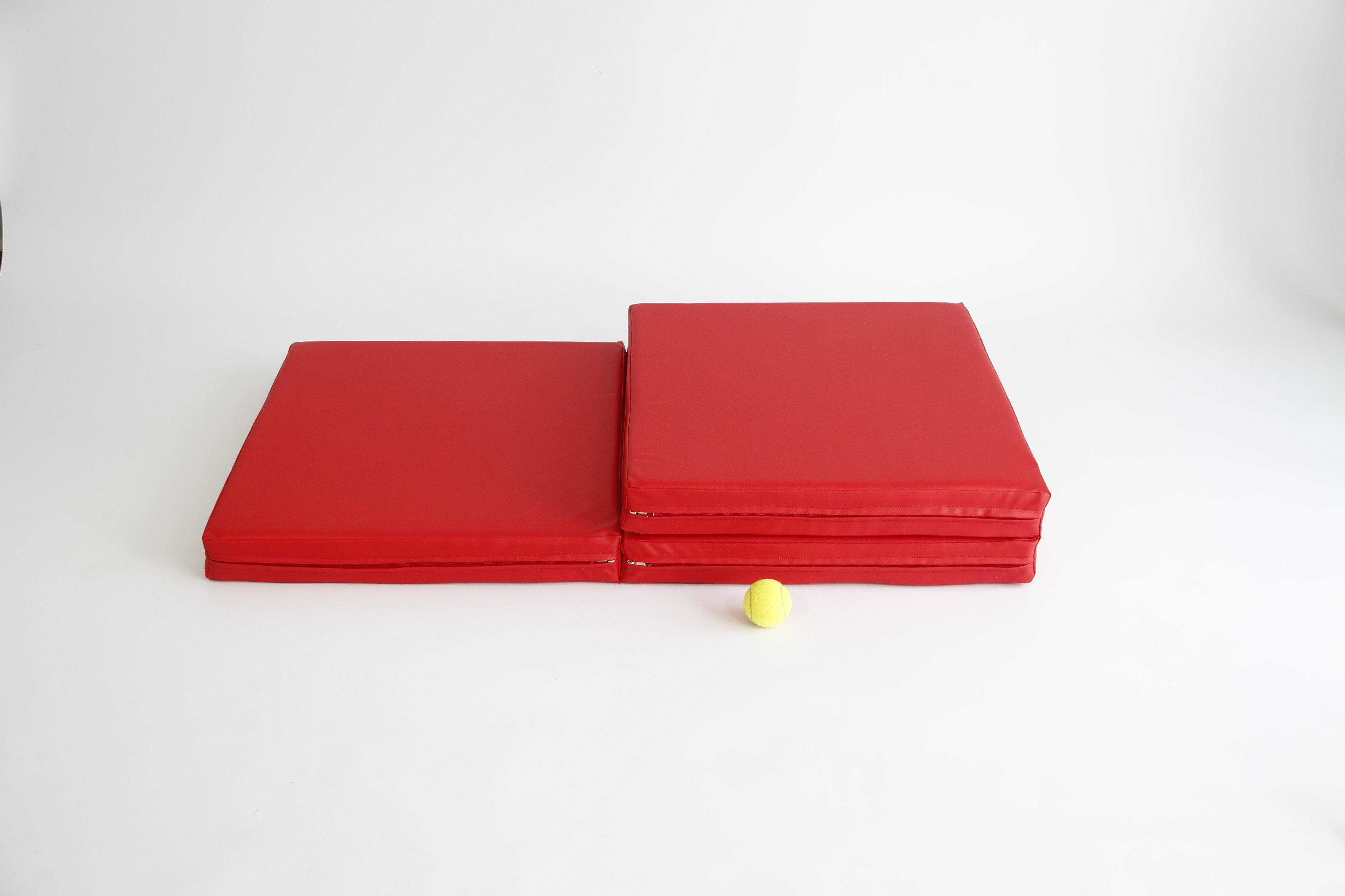 NiroSport Turnmatte Klappmatte Turnmatte 180 x 70 x 8 cm Gymnastikmatte Fitness (1er-Pack), abwaschbar, robust rot