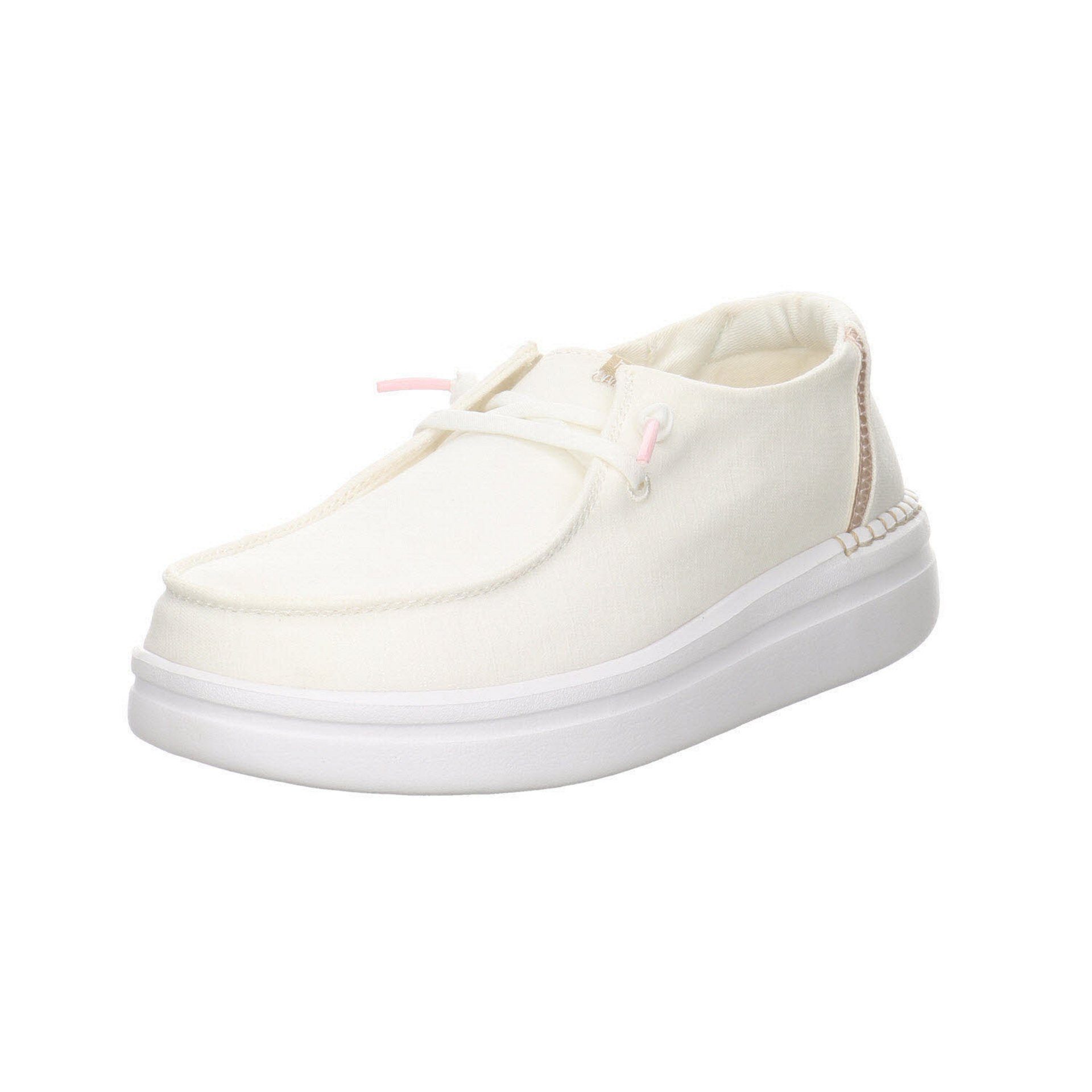 Hey Dude Damen Slipper Schuhe Wendy Rise Slipper Slipper Textil Spark White