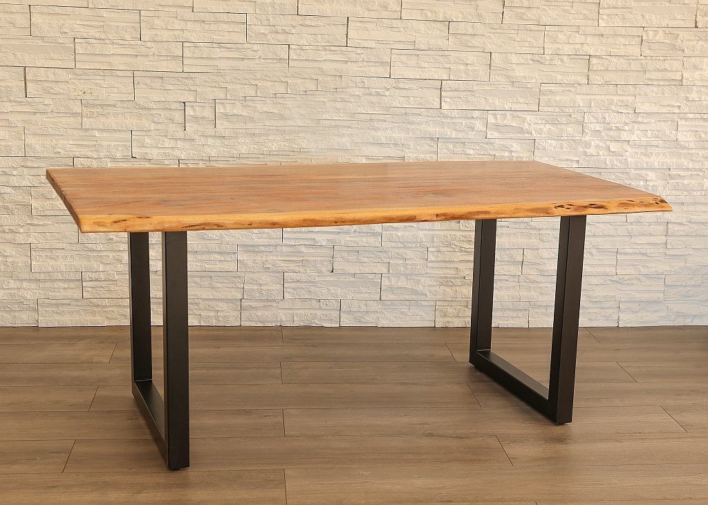Sedex Esstisch BELLARY SPU Tisch Esszimmertisch Tischplatte Massiv Baumkantentisch, Massivholz