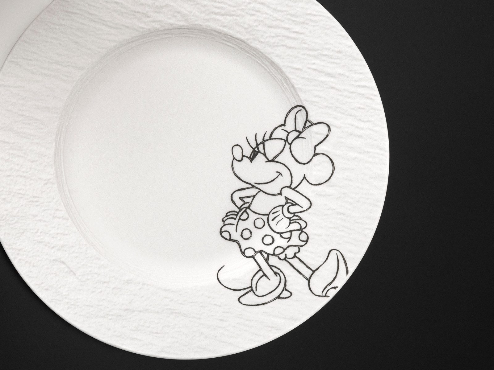 Villeroy & Boch Frühstücksteller Manufacture Rock blanc - Mickey Mouse Frühstücksteller 22cm