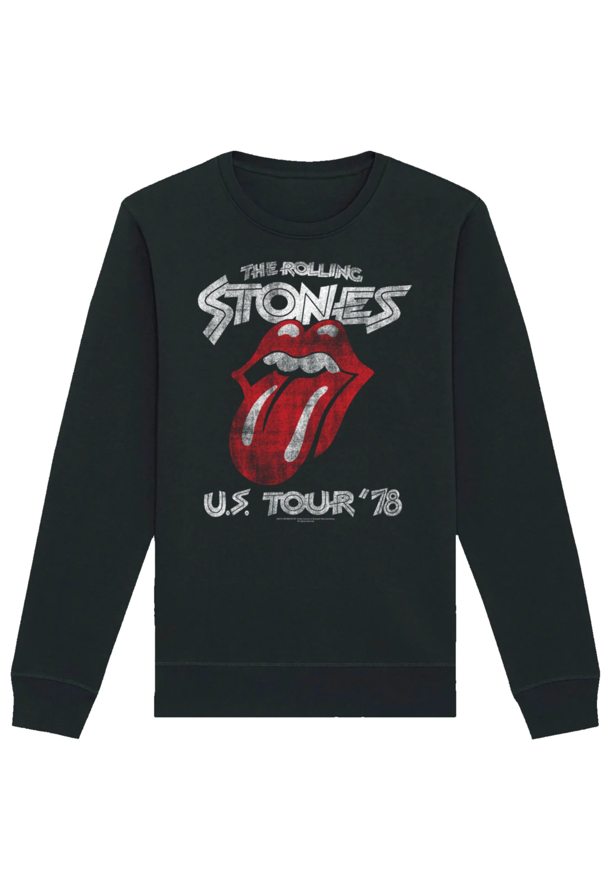 F4NT4STIC Sweatshirt The Rolling Stones US Tour '78 Print