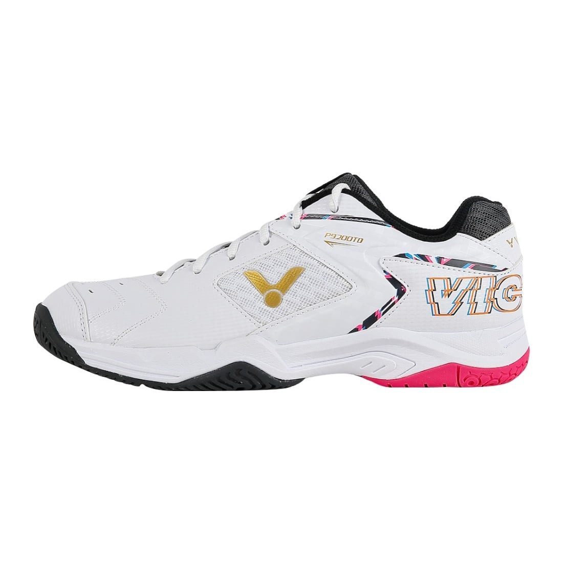 VICTOR Hallen-Indoorschuhe P9200TD AH weiss/schwarz/rot Herren Badmintonschuh