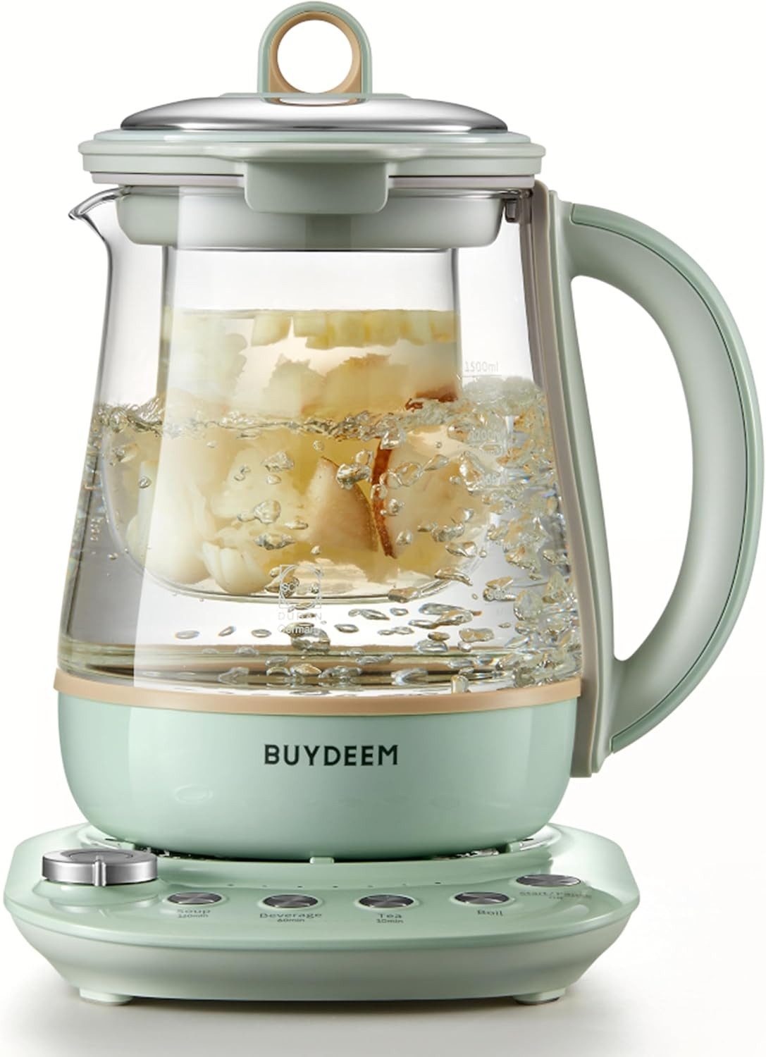 BUYDEEM Wasser-/Teekocher, Multifunktion: Tee, Suppe, Joghurt, Milch und Reisbrei