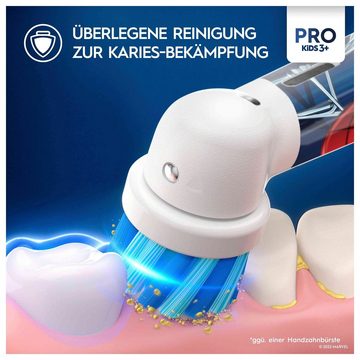 Oral-B Elektrische Zahnbürste Pro Kids Spiderman, Aufsteckbürsten: 1 St., für Kinder ab 3 Jahren