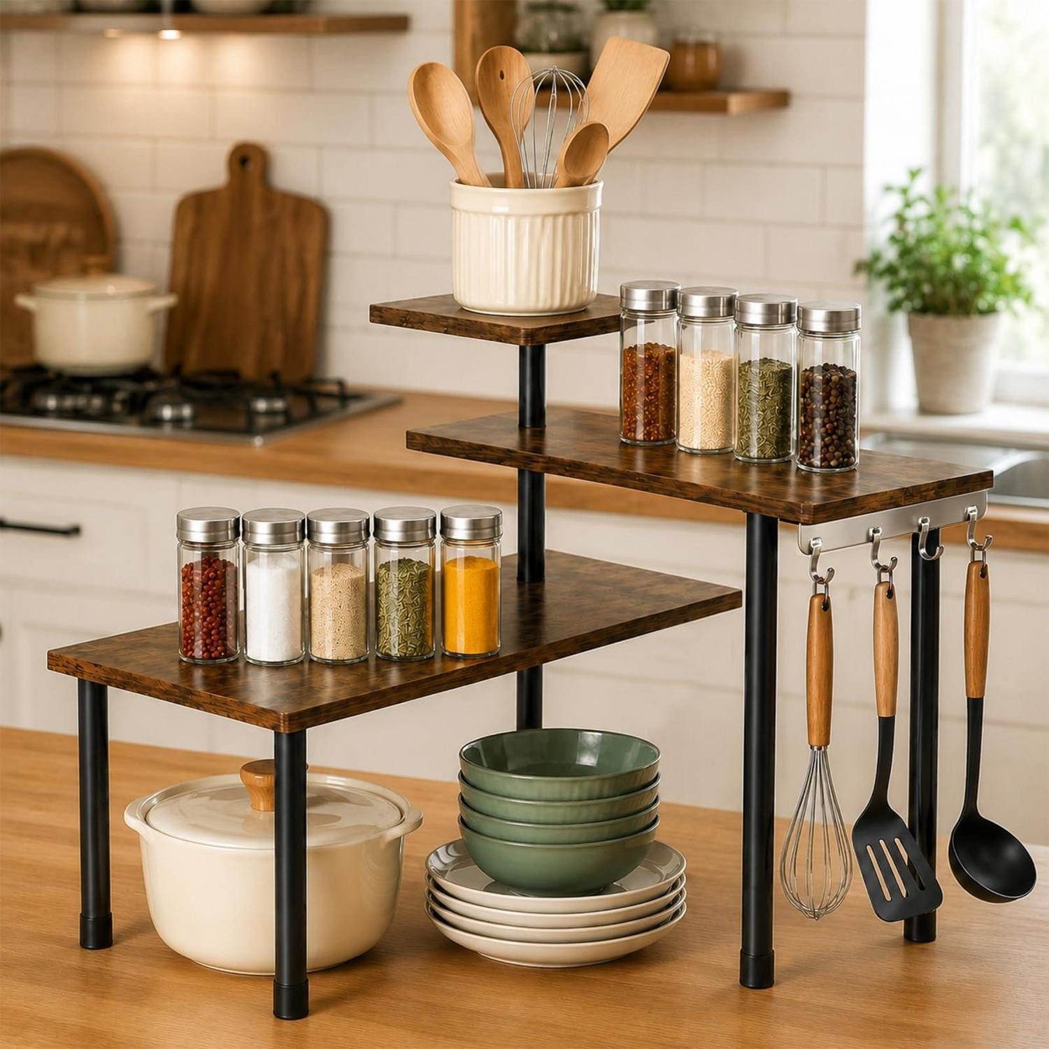 Holz Küchen Eckregale online kaufen
