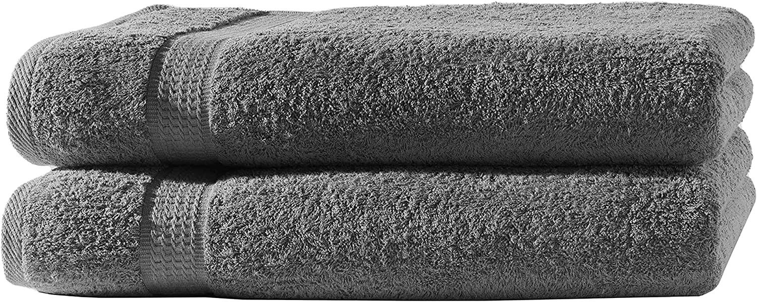 Baumwolle Uni (1-St) Handtuch Handtuchset, Handtücher Frotteeware 100% Bordüre Baumwolle, mit soma