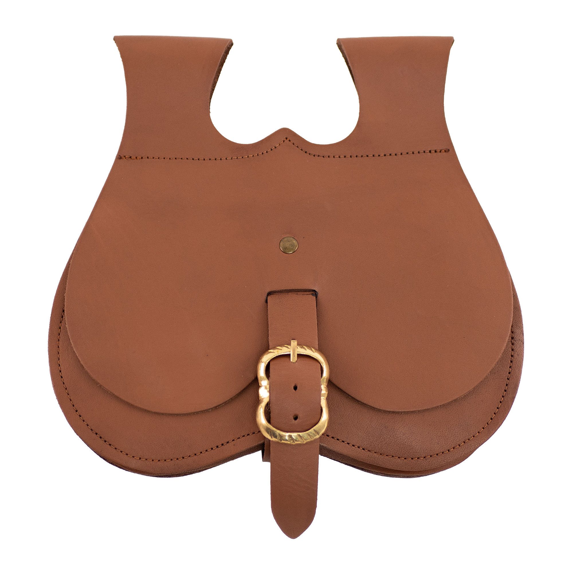 Ritter-Kostüm Große Spätmittelalterliche Nierentasche braun