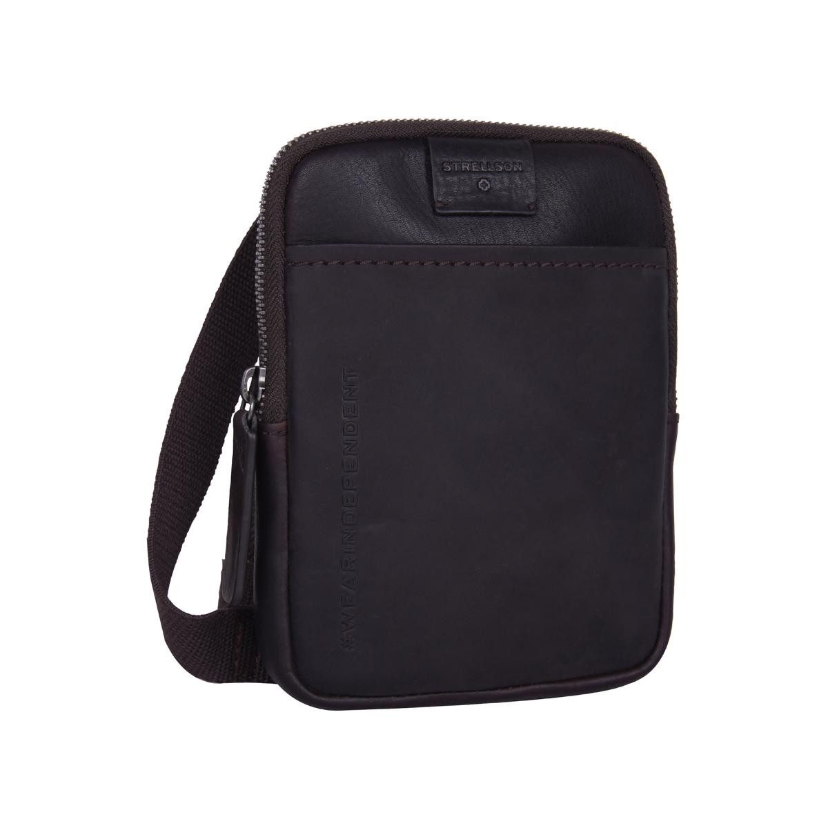Strellson Umhängetasche Brick Lane Brian Shoulderbag xsvz 1 Herren Umhängetasche Leder Hochfor (1-tlg), Messenger