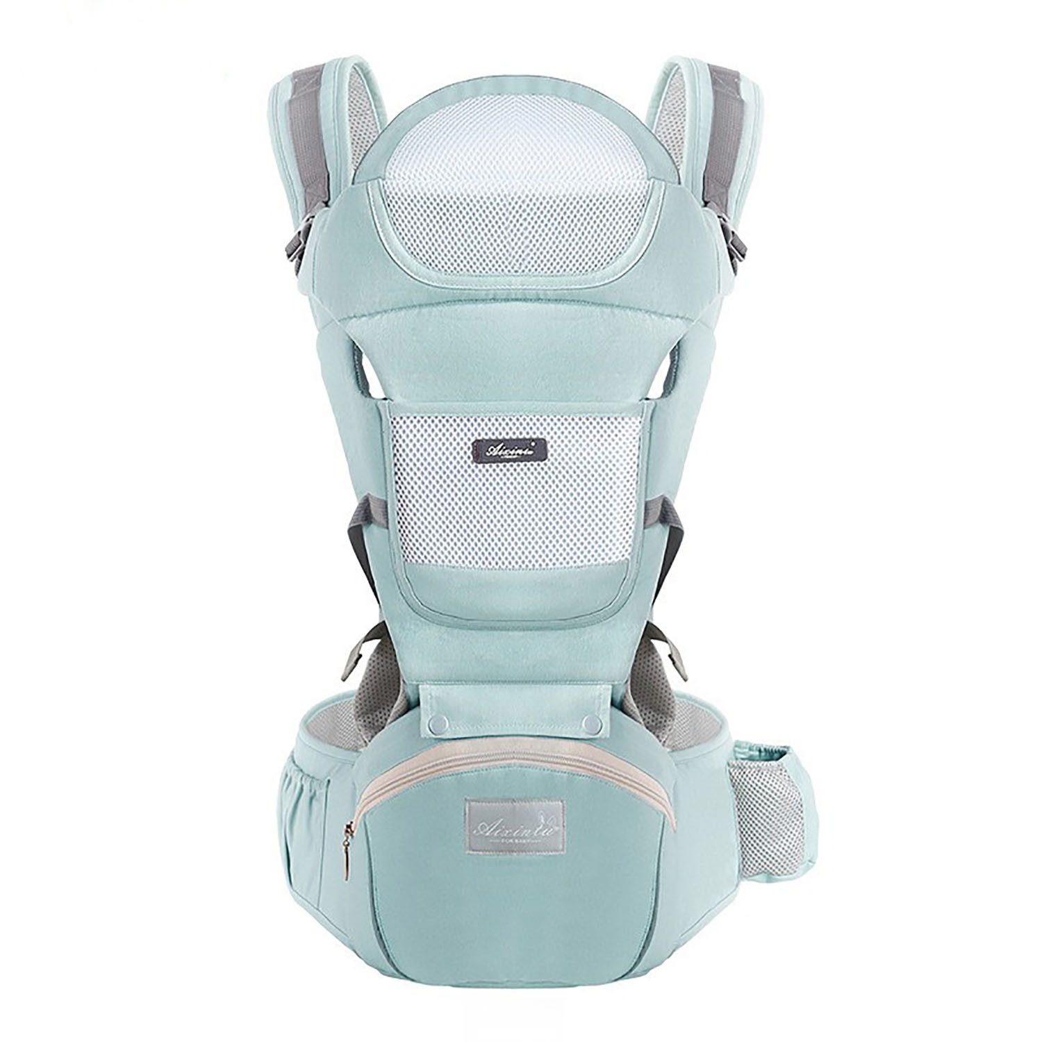 Bauchtrage 6-in-1 Babytrage mit Hüftsitz