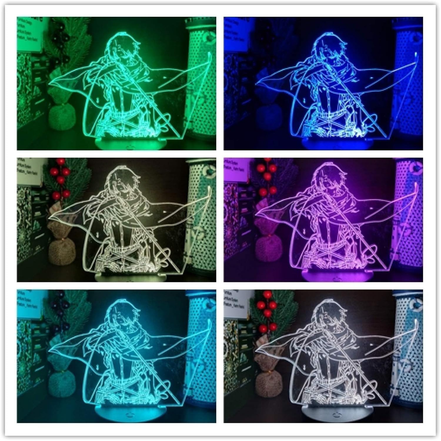 Dreamy Cubby LED Nachtlicht 3D LED Nachtlicht für Kinder mit 16 Farben und Fernbedienung, LED fest integriert, RGB, Farbwechsler, Fernbedienung, 16 Farben, dimmbare Helligkeit, USB-Anschluss