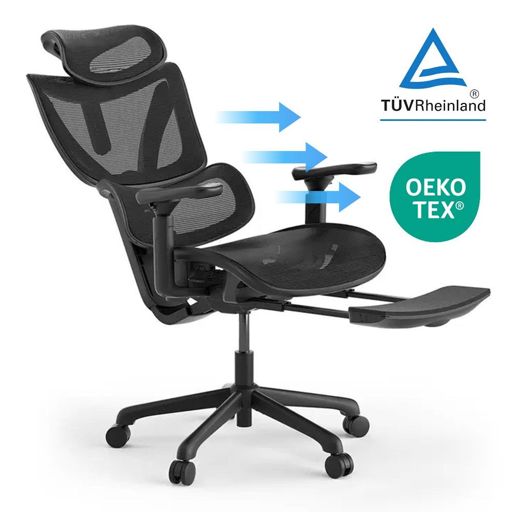 ACGAM Bürostuhl Ergonomisch Schreibtischstuhl, Büro Stuhl günstig online kaufen