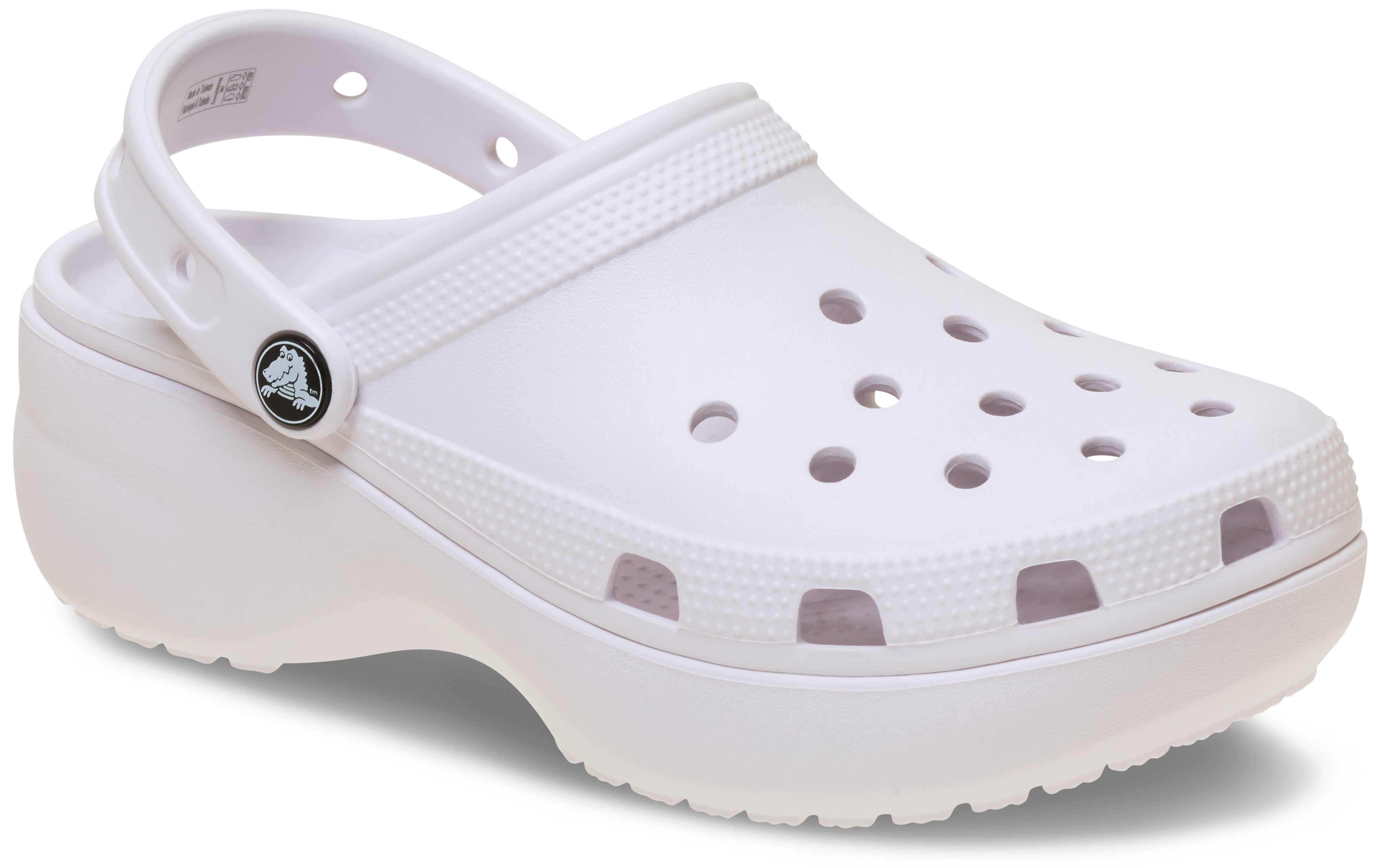 Crocs Classic Platform Clog W Clog Sommerschuh, Schlappen, Hausschuh, trendige Plateausohle