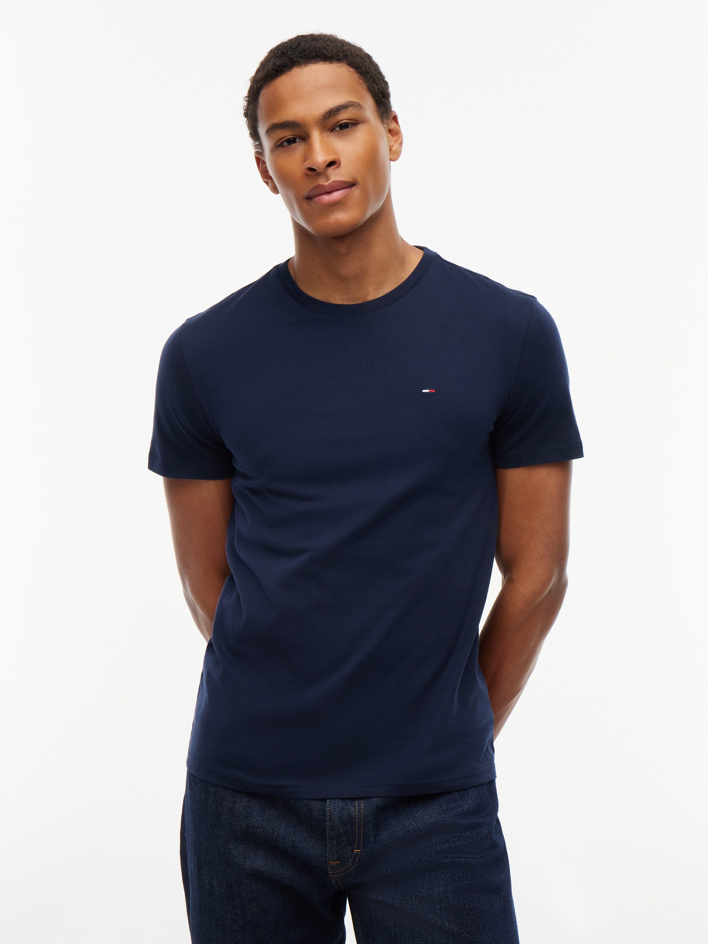 Tommy Jeans T-Shirt TJM EXTRA SLIM 3 PACK (Packung, 3-tlg) Mit Rundhalsausschnitt – Bild 2 von 5