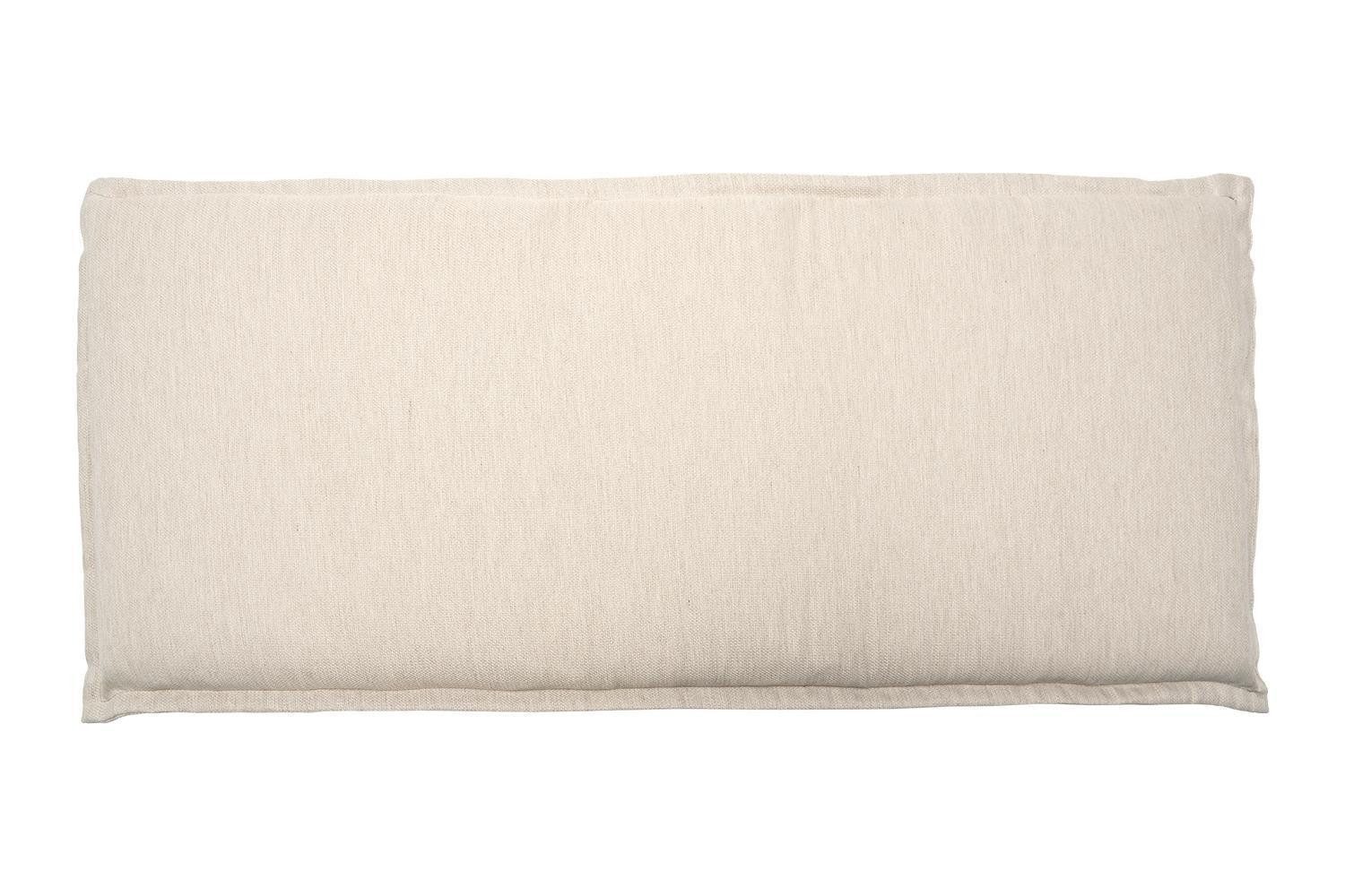 GO-DE Bankauflage CAMPO, B 48 x L 115 cm, Creme, Polyester, (1 St), für 2-Sitzer, mit Stehsaum