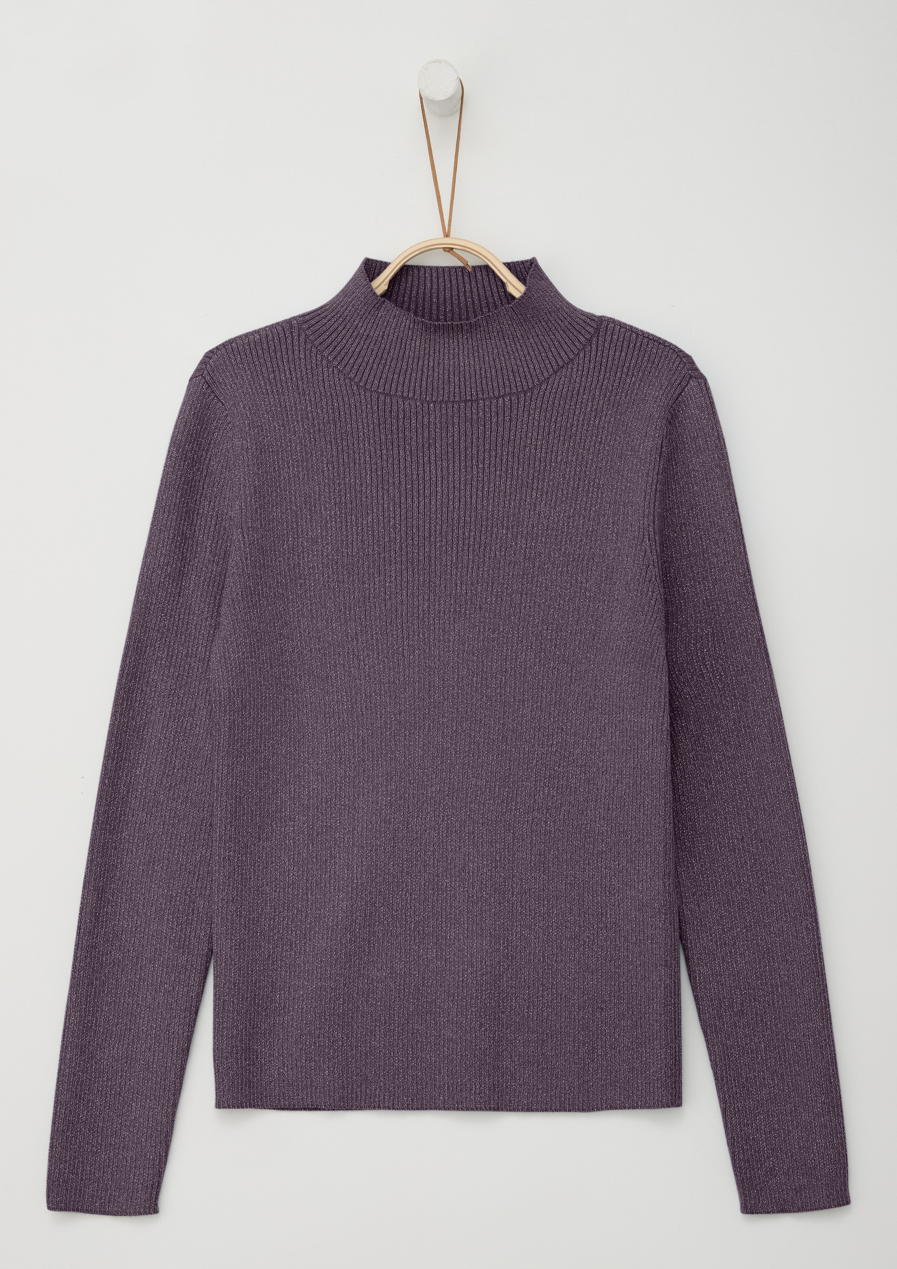 s.Oliver Junior Rollkragenpullover mit metallisierten Fasern