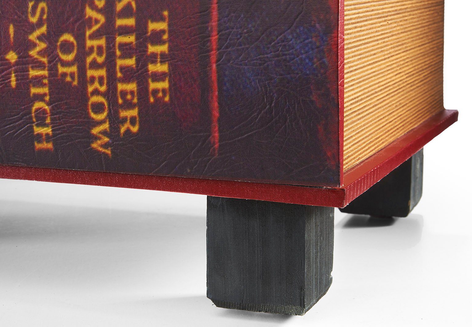 Kobolo Regal Kommode BOOKS überzogen aus MDF mit PU bedrucktem
