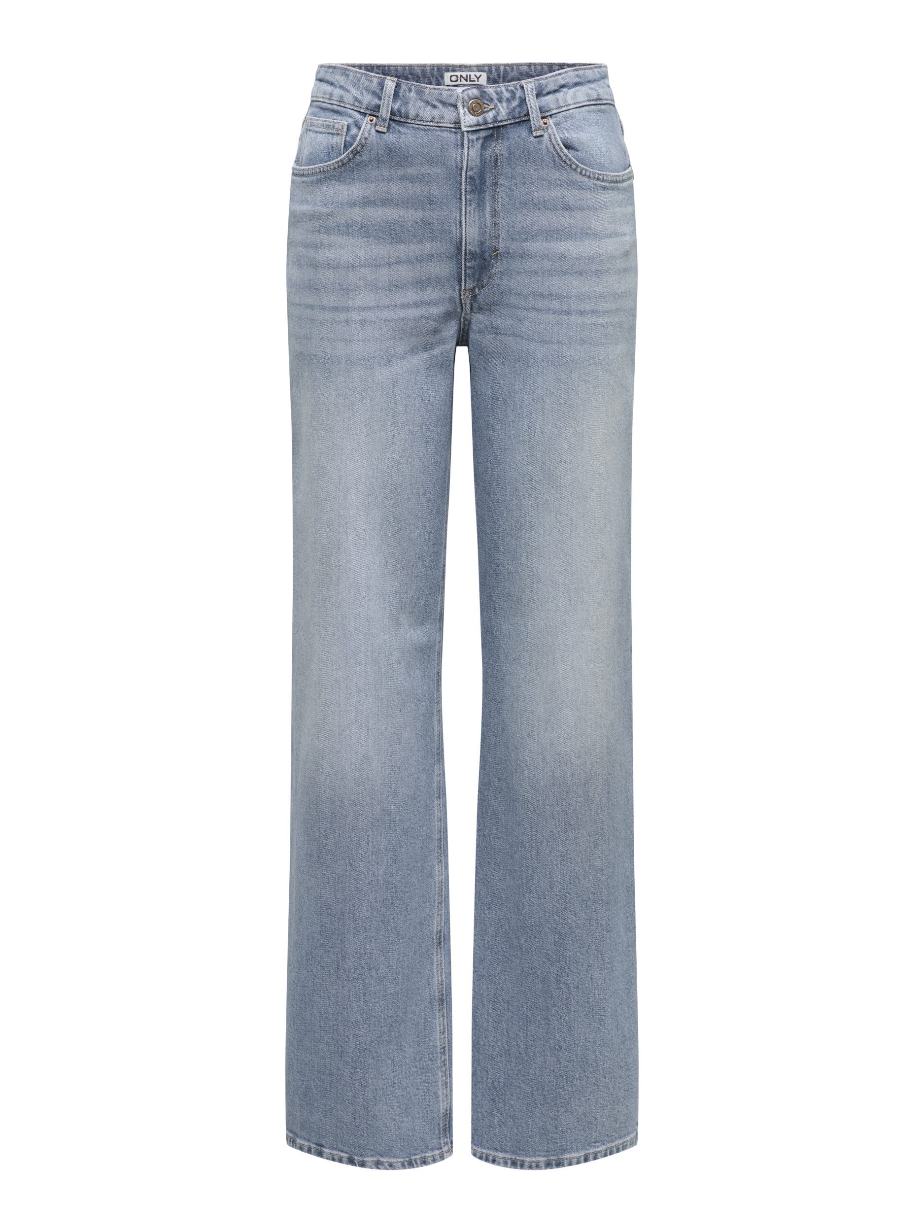 ONLY Chinos ONLJUICY HW WIDE LEG DNM DOT661, Special Blue Grey Denim
