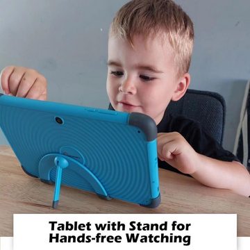 CWOWDEFU Tablet (8", 32 GB, Android 11, HD-Display Kinder 32 GB, Elternkontrolle für Kinder von 3 bis 7 Jahren)