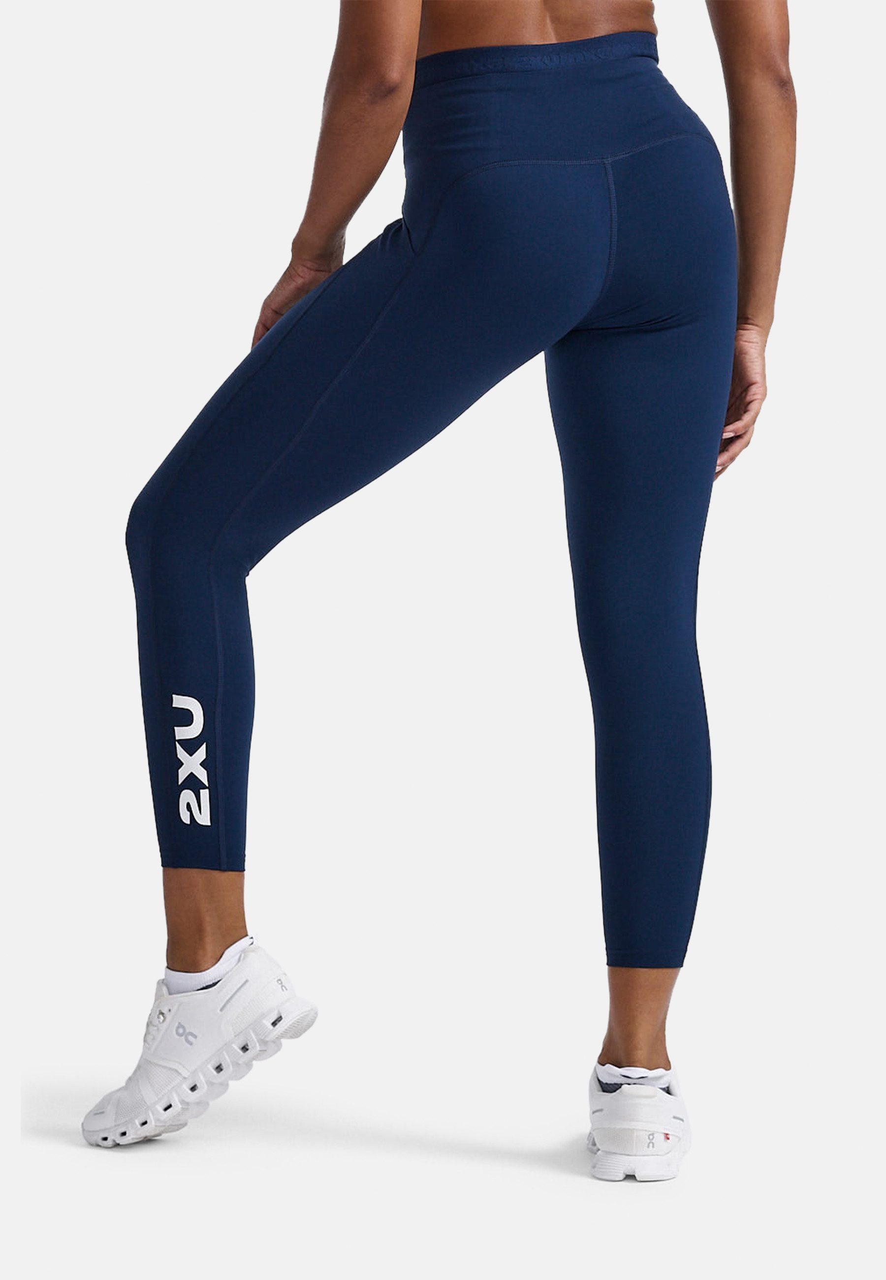 2xU Lauftights Form Stash Hi-Rise Compression 7/8 (1-tlg)