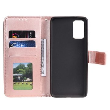CoverKingz Handyhülle Hülle für Samsung Galaxy A33 5G Handyhülle Flip Case Cover Etui 16,5 cm (6,5 Zoll), Klapphülle Schutzhülle mit Kartenfach Schutztasche Motiv Mandala