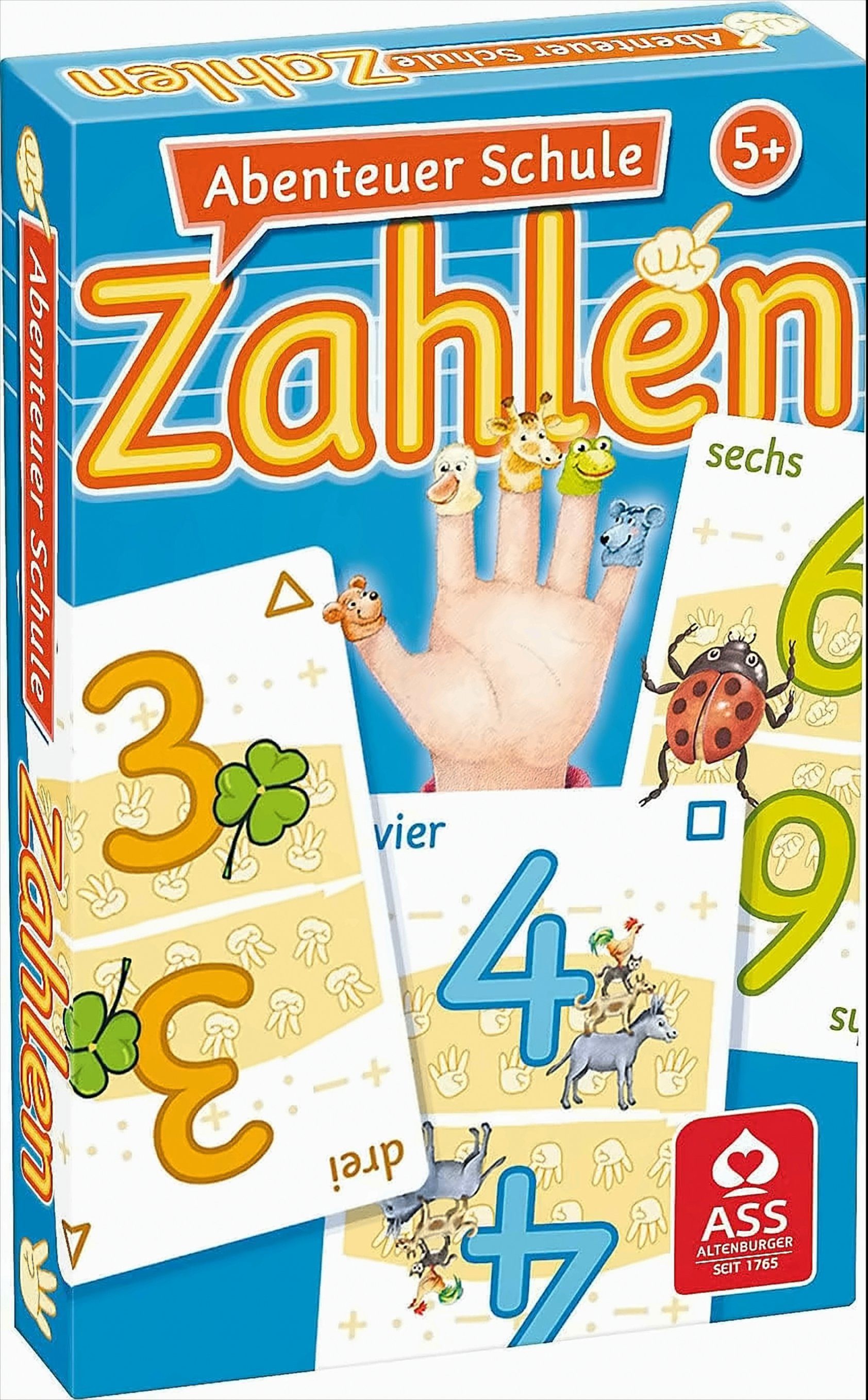 Cartamundi Spiel Abenteuer Schule - Zahlen