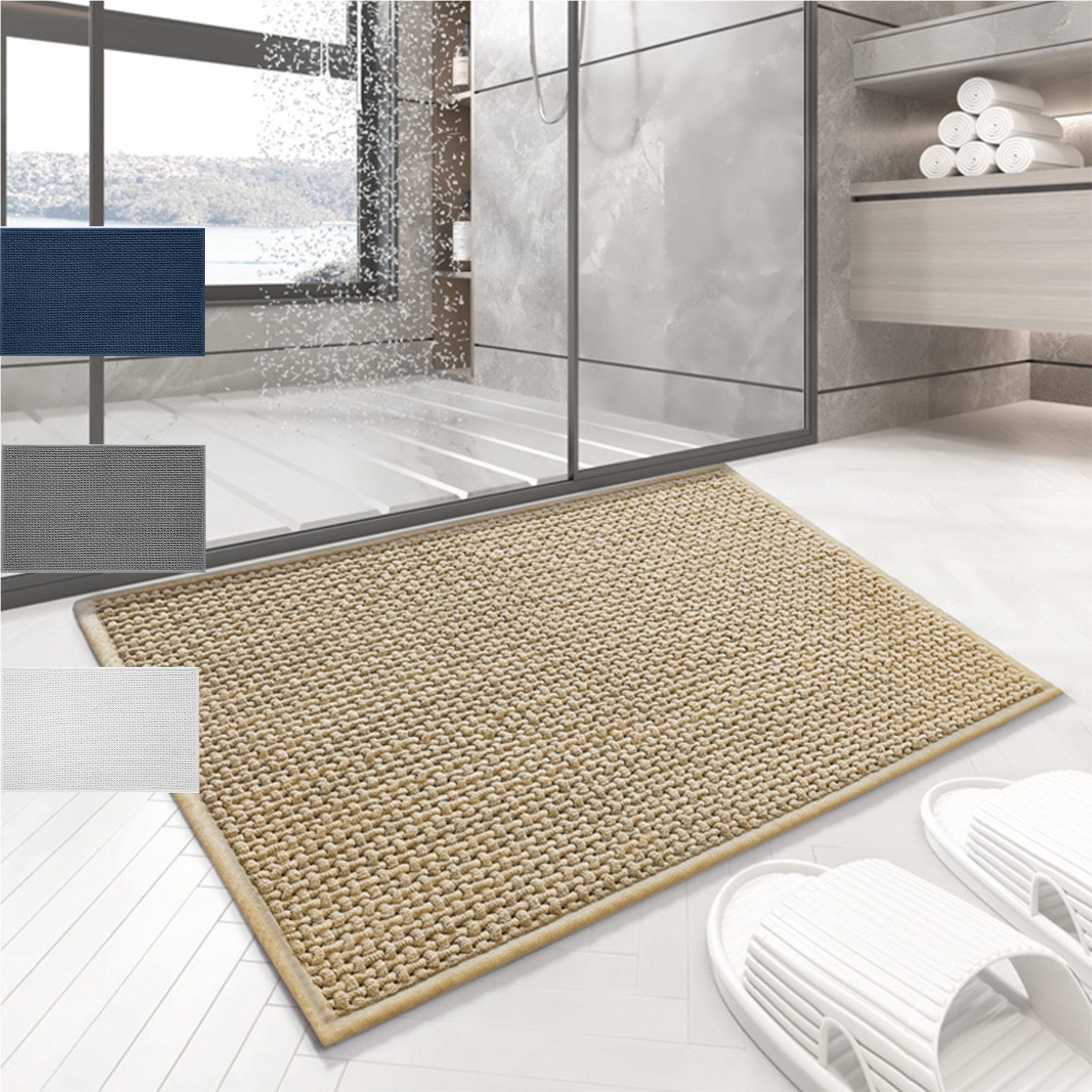Mutig Badematte Badematte 50×80cm,Weiche Badteppich,Stark Saugfähig,rutschf günstig online kaufen