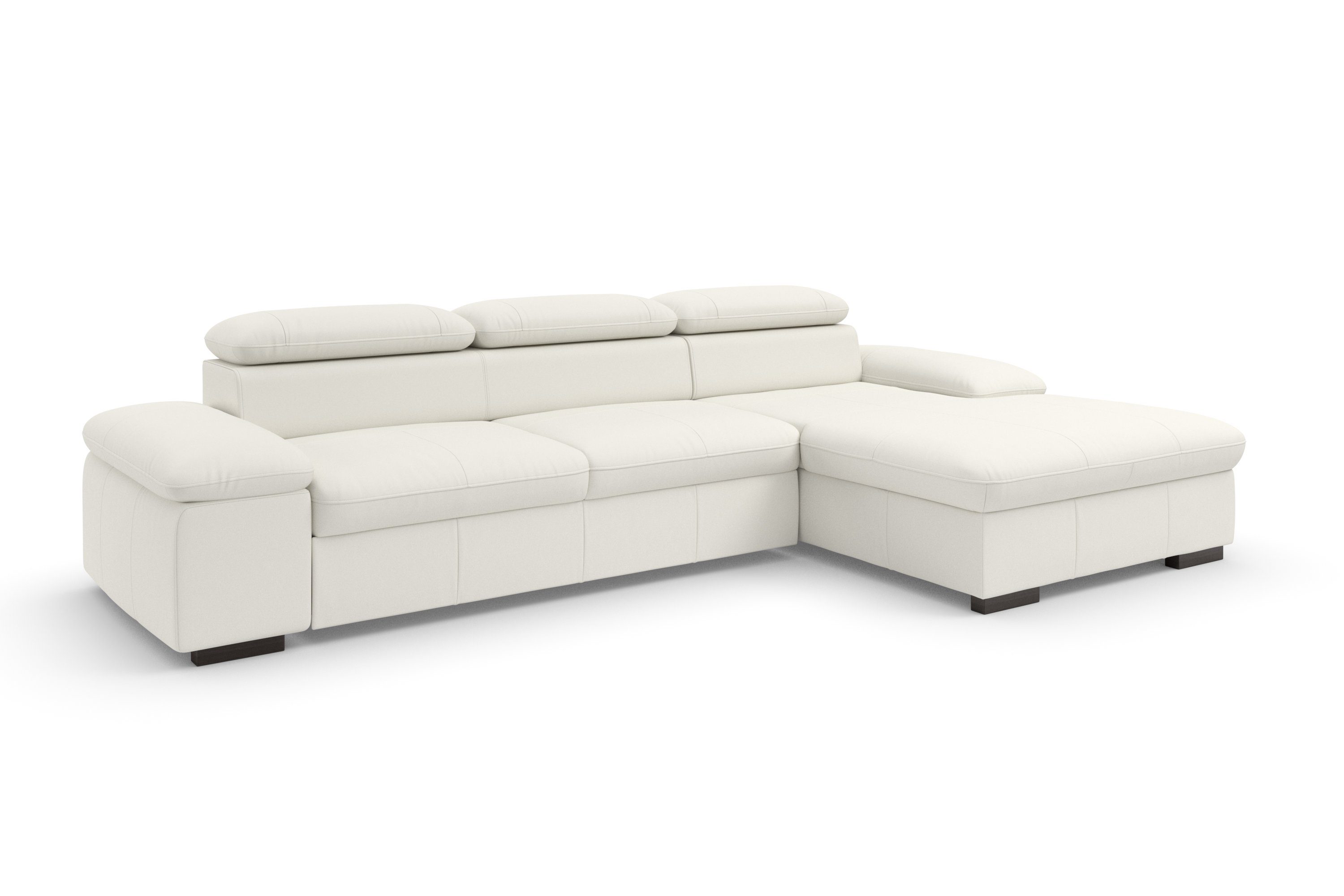 Home affaire Ecksofa Alberto L-Form, mit Kopfteilverstellung, wahlweise mit Bettfunktion