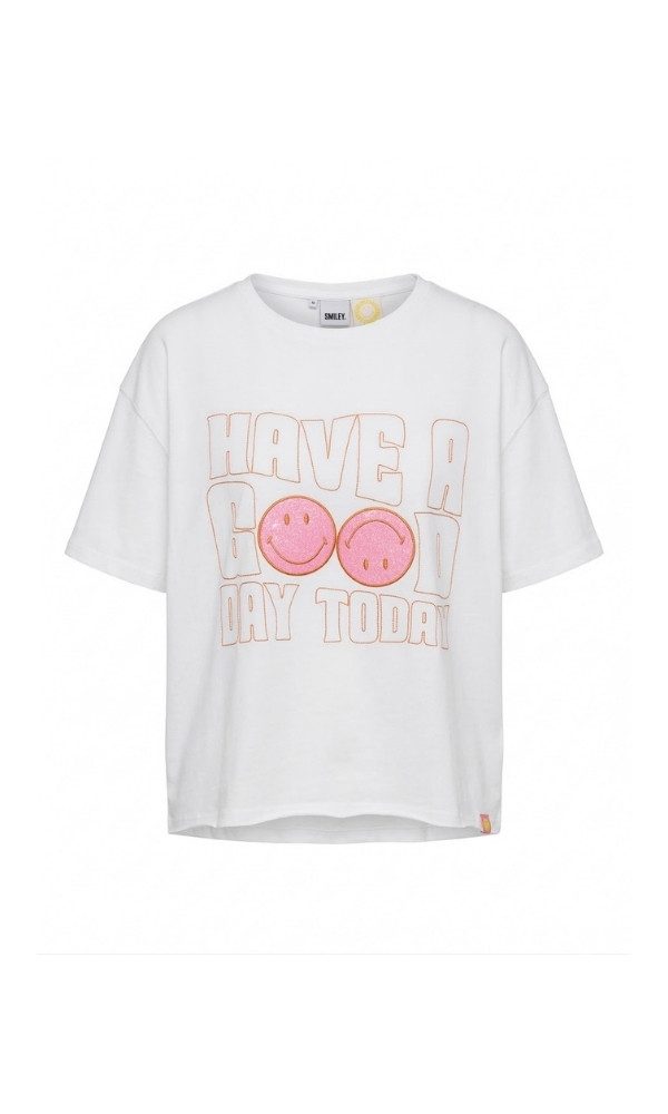 Kurzarmshirt „Have a good day today“