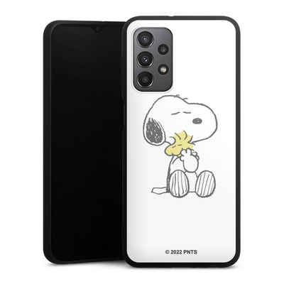 DeinDesign Handyhülle Peanuts Snoopy Liebe Snoopy And Woodstock Cuddling, Samsung Galaxy A23 5G Silikon Hülle Premium Case Handy Schutzhülle