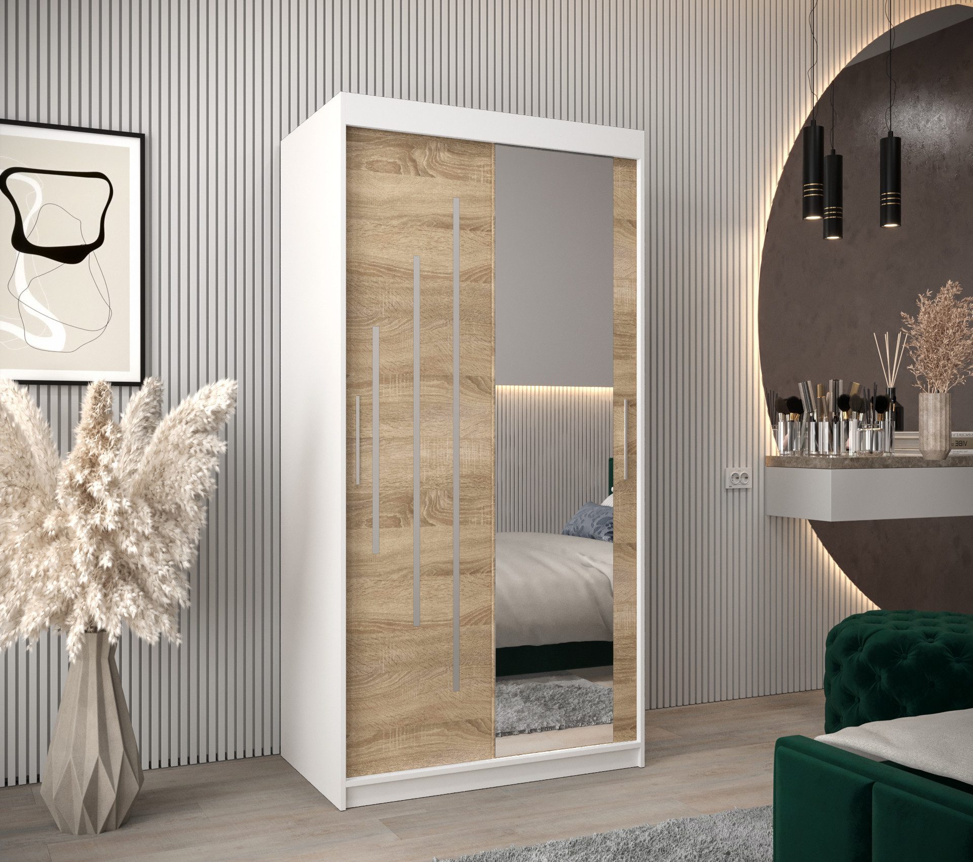 ABIKS MÖBEL Schwebetürenschrank YORK 2 Schlafzimmerschrank günstig online kaufen