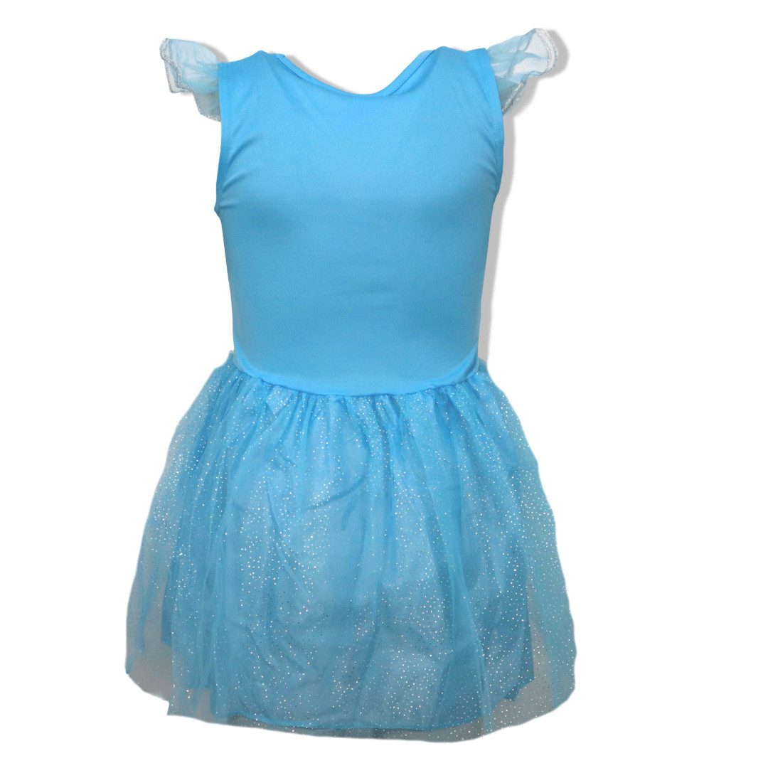 Disney Tüllkleid Disney Die Eiskönigin Elsa Kinder Sommerkleid Kleid Gr. 104 bis 134