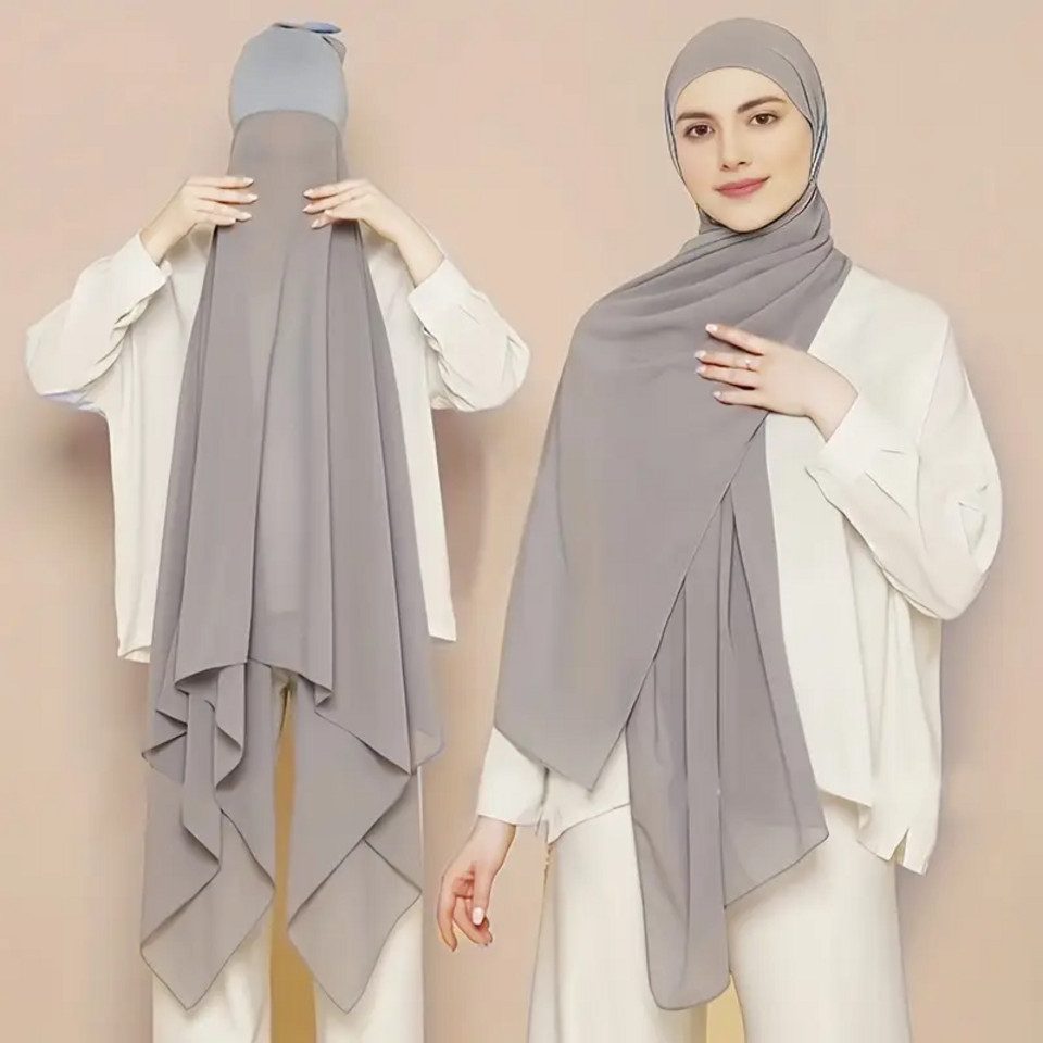Aymasal Kopftuch 2 in1 Chiffon Hijab günstig online kaufen
