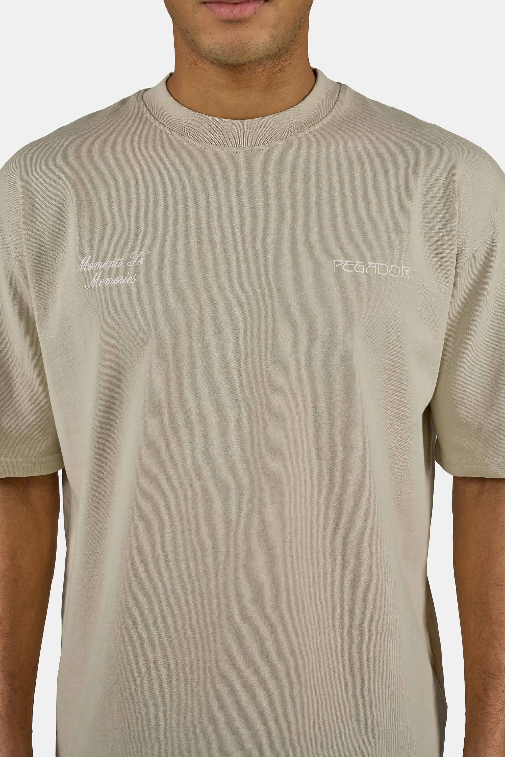 PEGADOR T-Shirt Zernez Oversized Tee Baumwolle, oversize