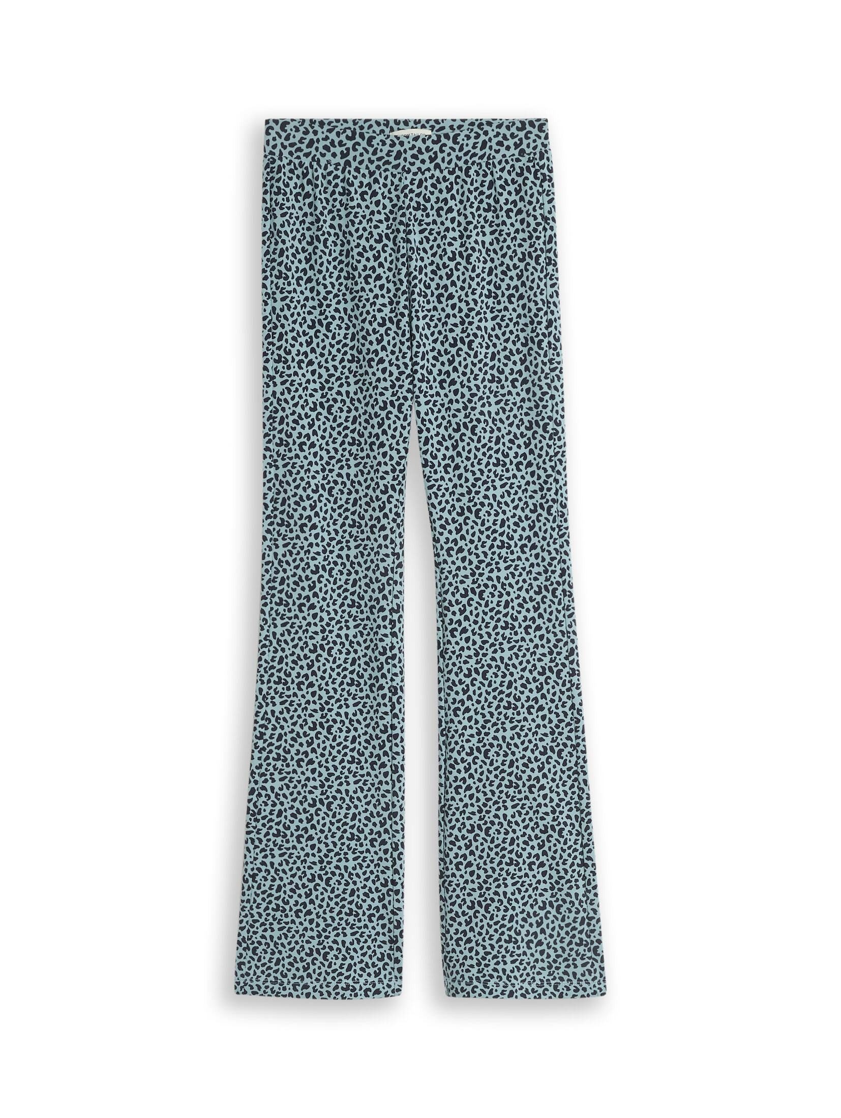 TOM TAILOR Leggings Hosen & Chino Flared Leggings mit Leomuster