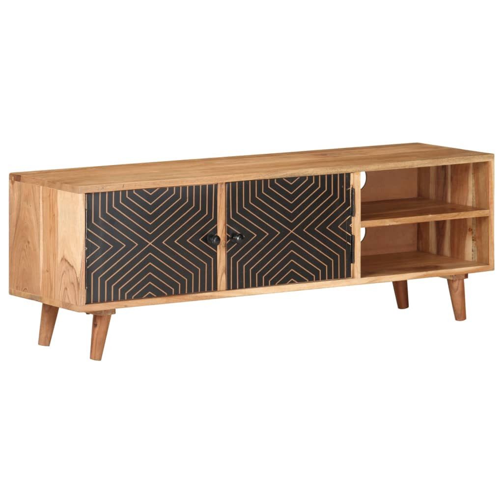 vidaXL TV-Schrank TV-Schrank 115x30x39 cm Massivholz