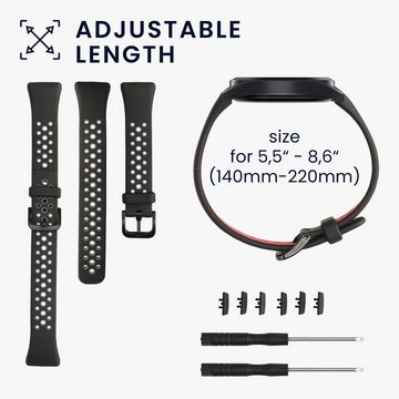 kwmobile Uhrenarmband 2x Sportarmband für Huawei Band 6, Armband TPU Silikon Set Fitnesstracker